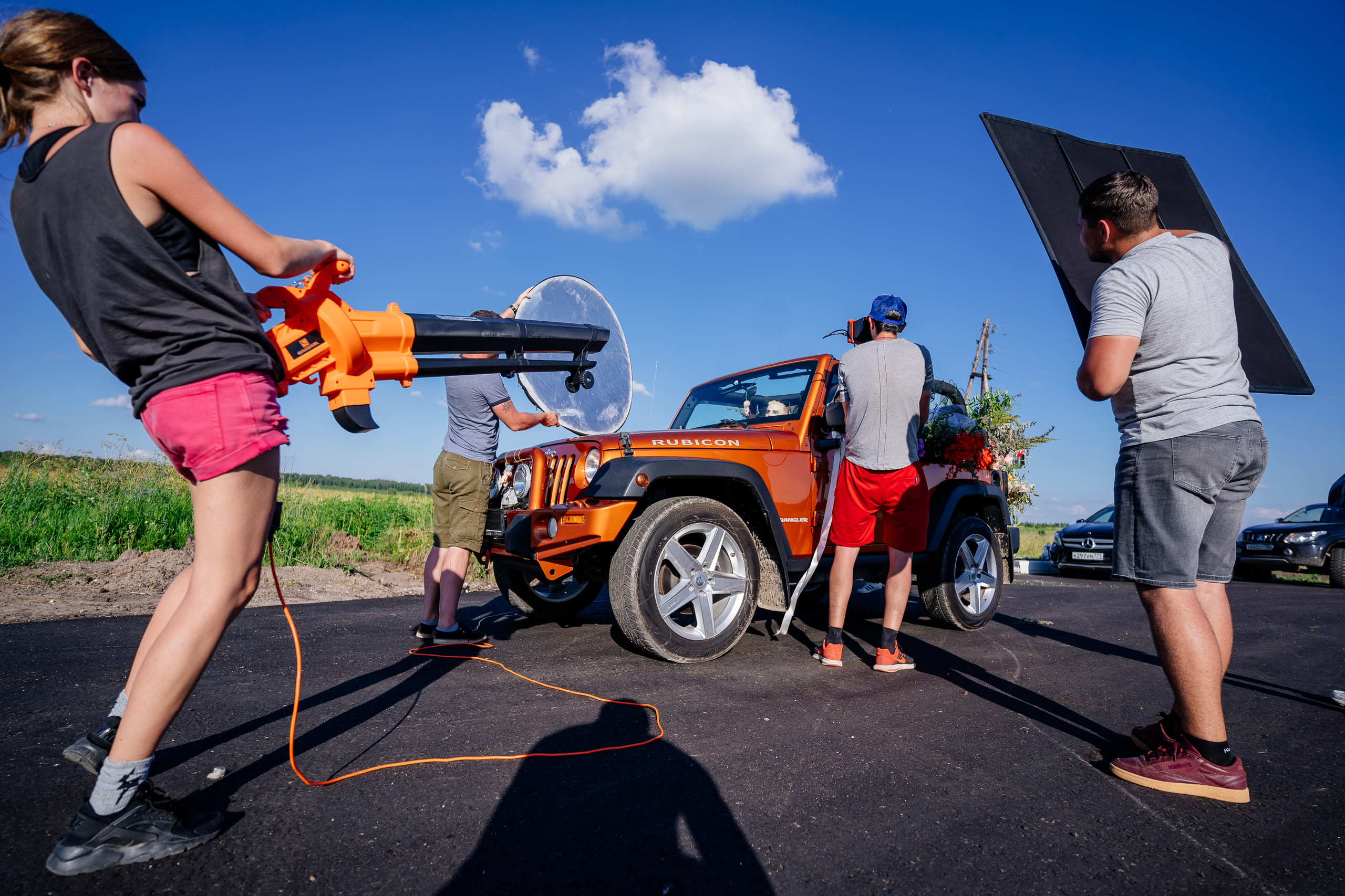 Съёмки музыкального клипа — «Грусть» (репортаж). Фотограф для бизнеса, Дмитрий Федосеев, Санкт-Петербург