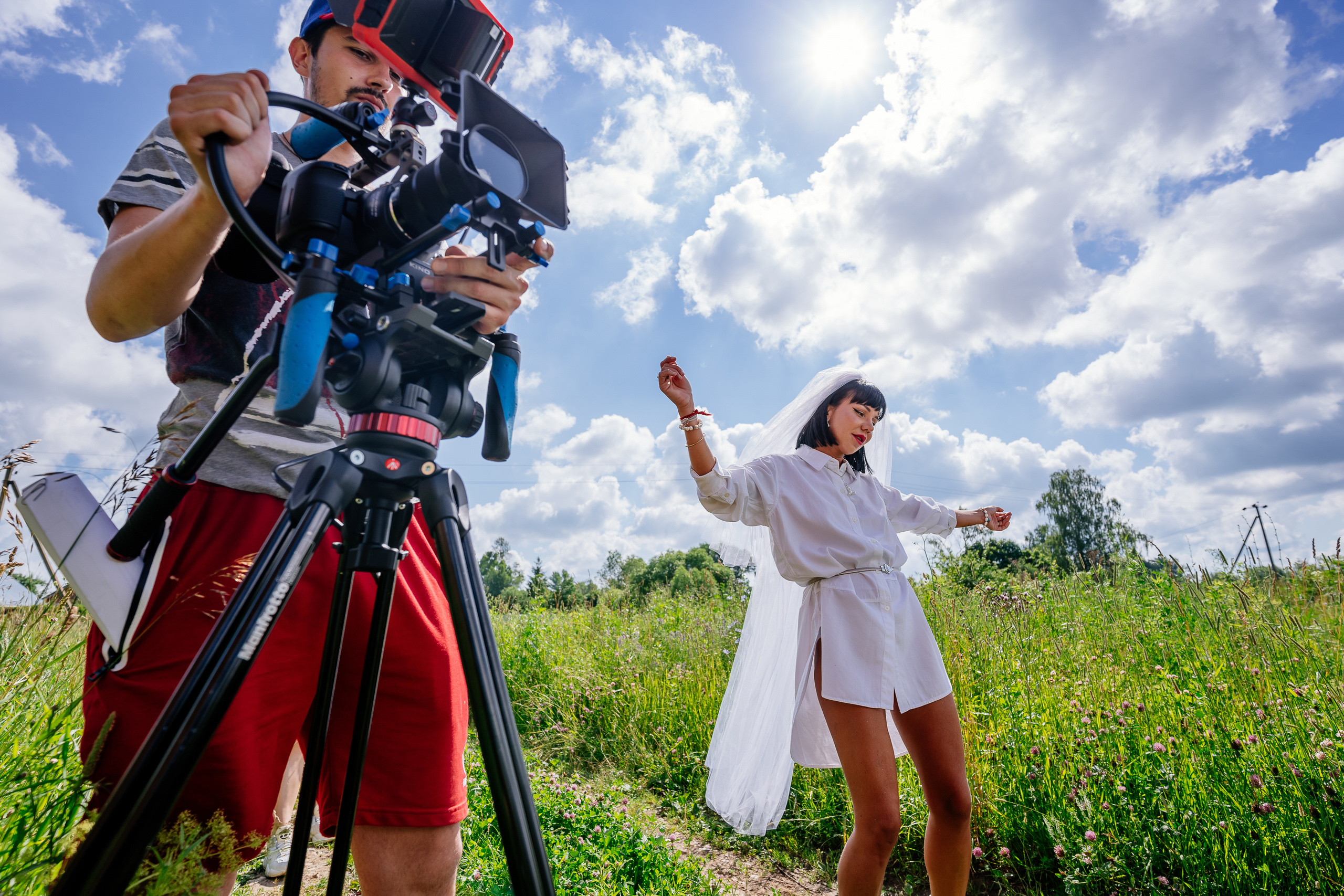 Съёмки музыкального клипа — «Грусть» (репортаж). Фотограф для бизнеса, Дмитрий Федосеев, Санкт-Петербург