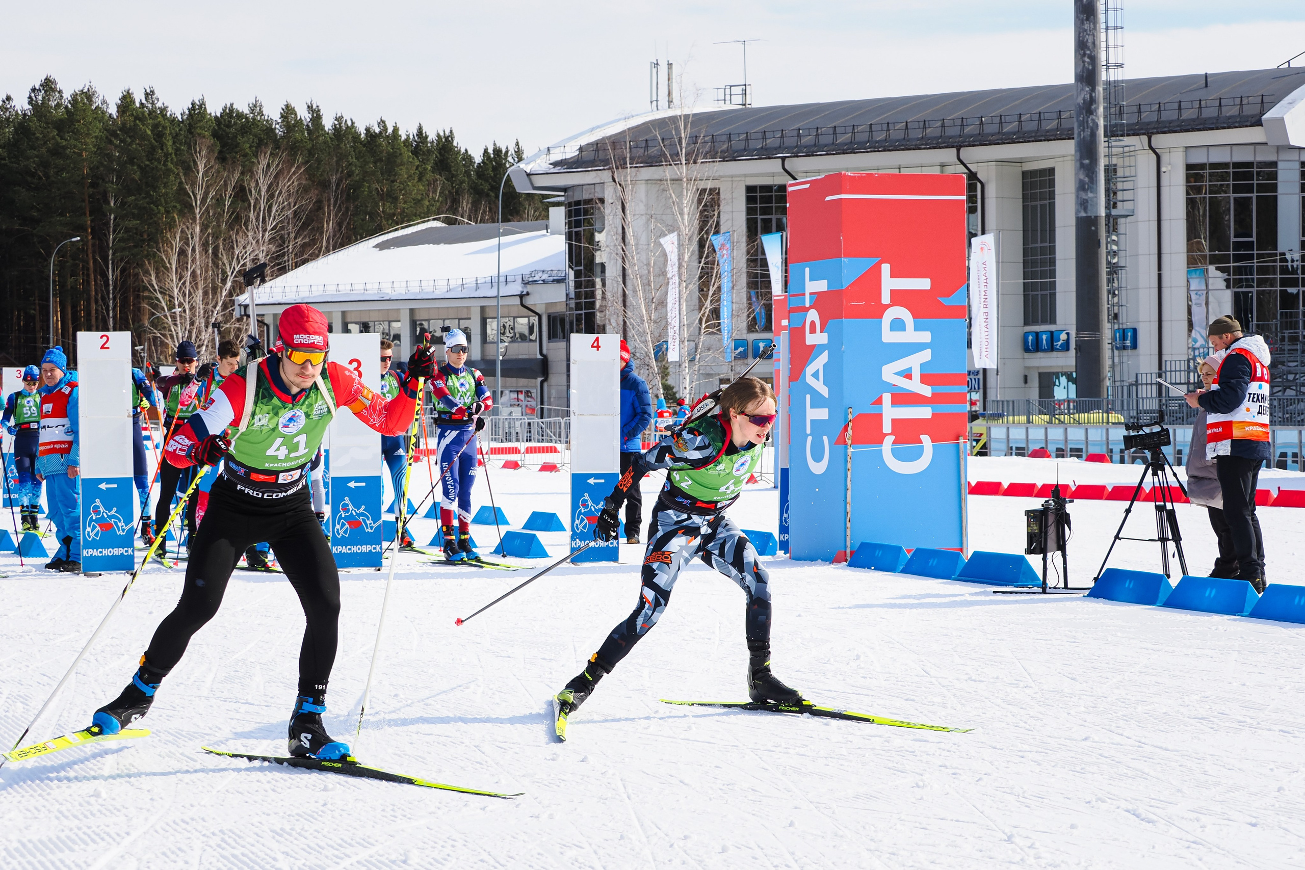 Биатлон / Первенство России. Репортажный фотограф Алексей Козьмин