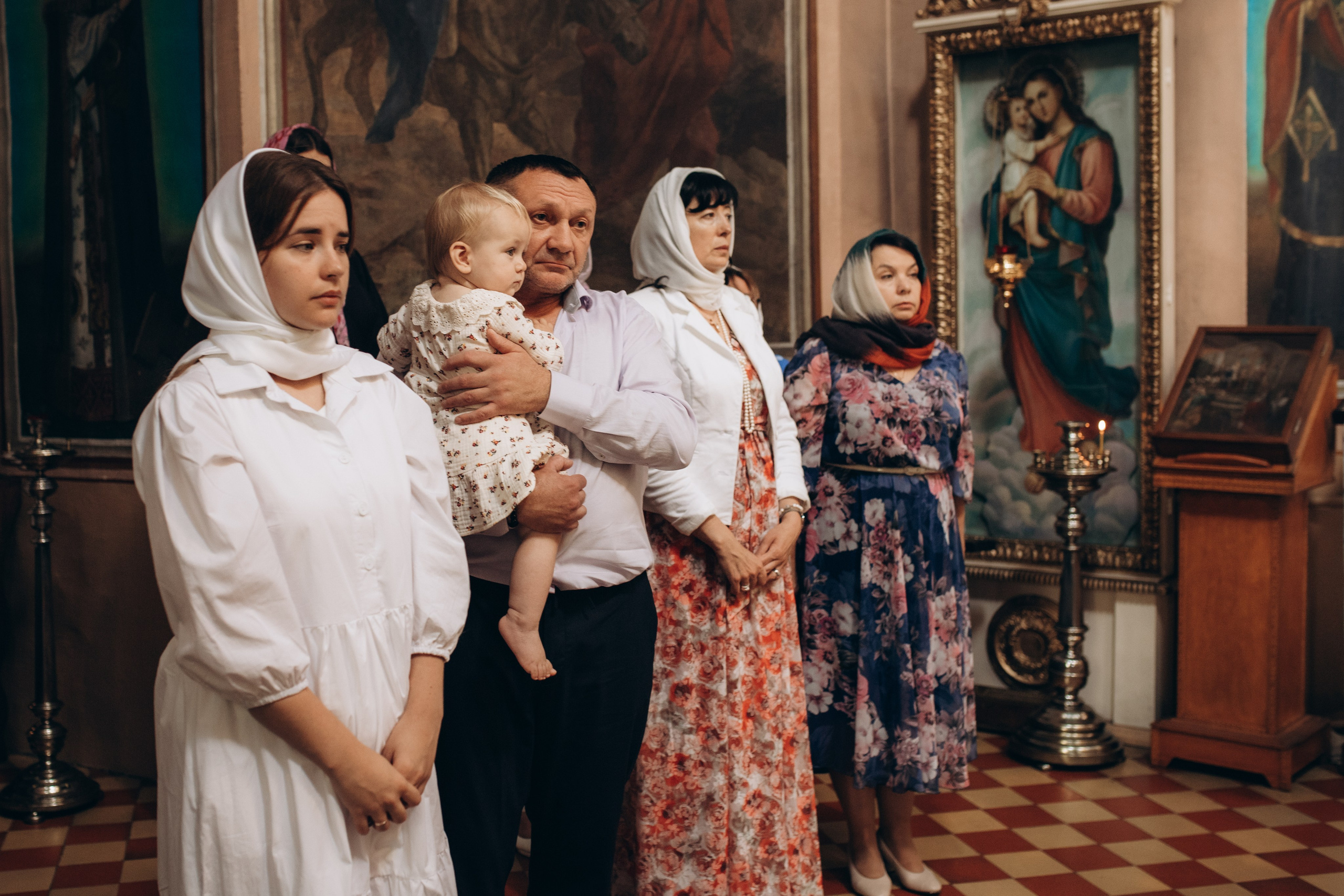 Крещение Христина. Семейный и домашний фотограф в Москве и МО Королева Валерия