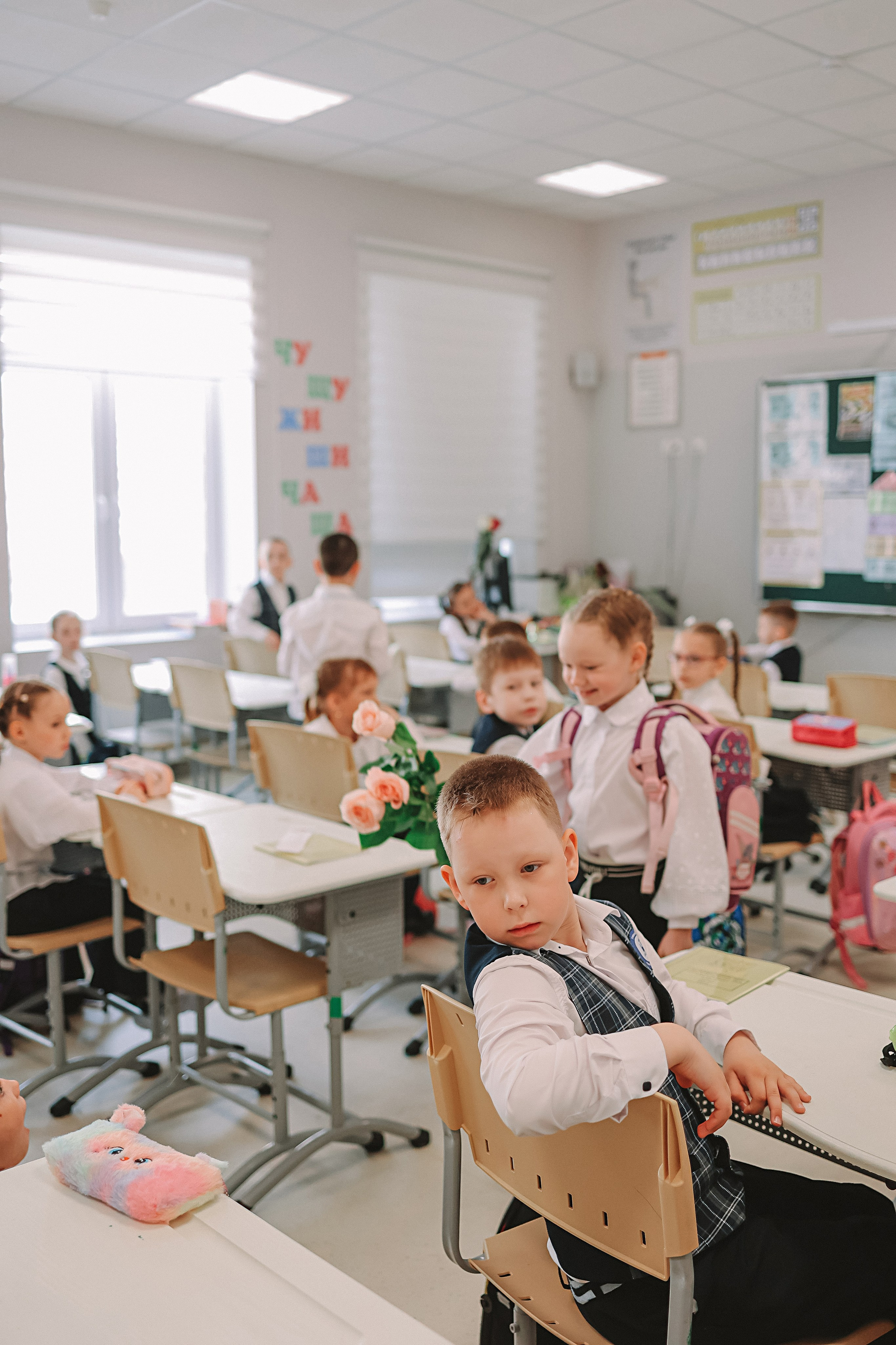 Один день в школе 1 класс. Семейный фотограф Тюмень, фотограф на роды Салмина Мария