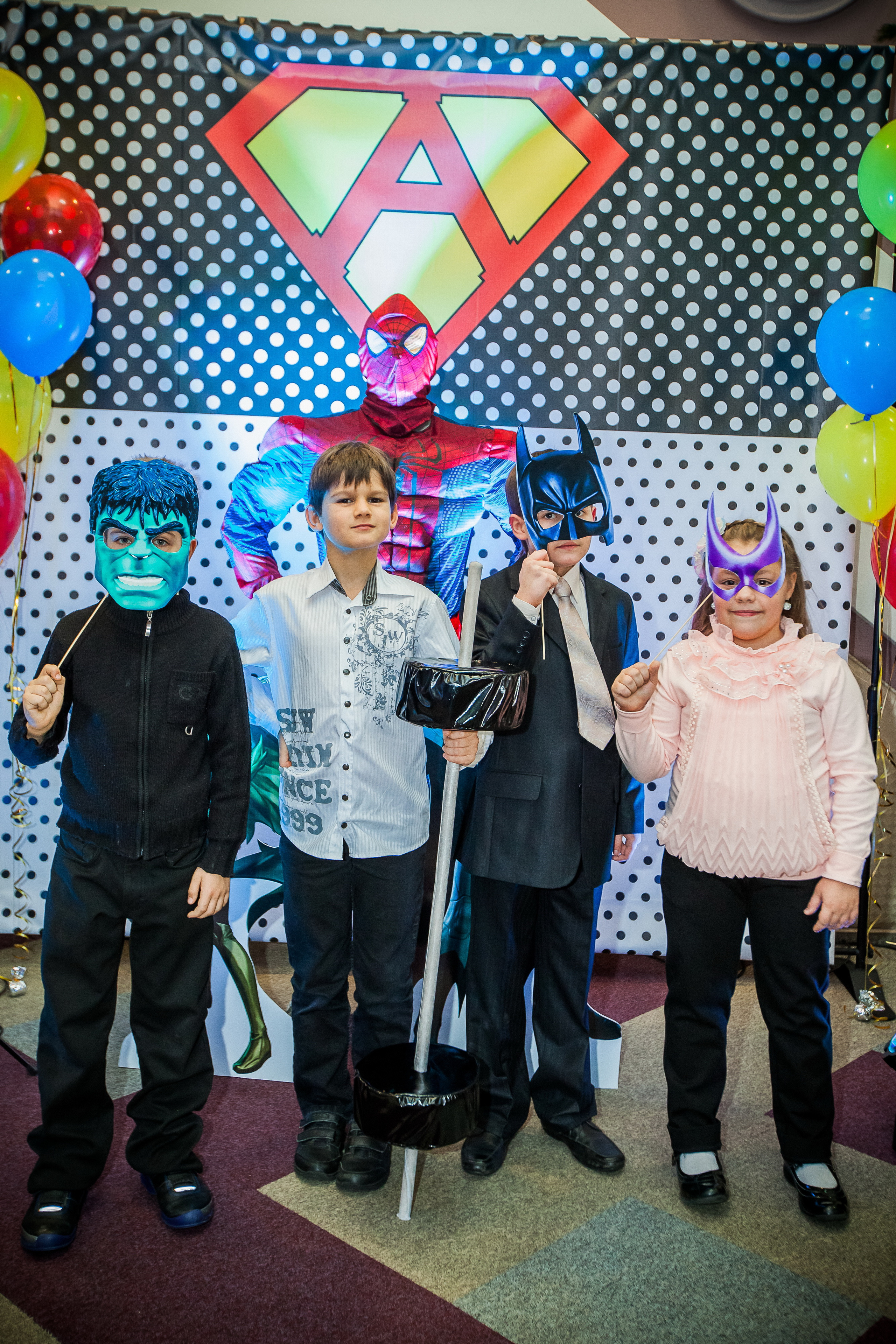 Супергеройская вечеринка. День рождения Андрея. Летопись вашей жизни. Фотограф Игорь Иванов