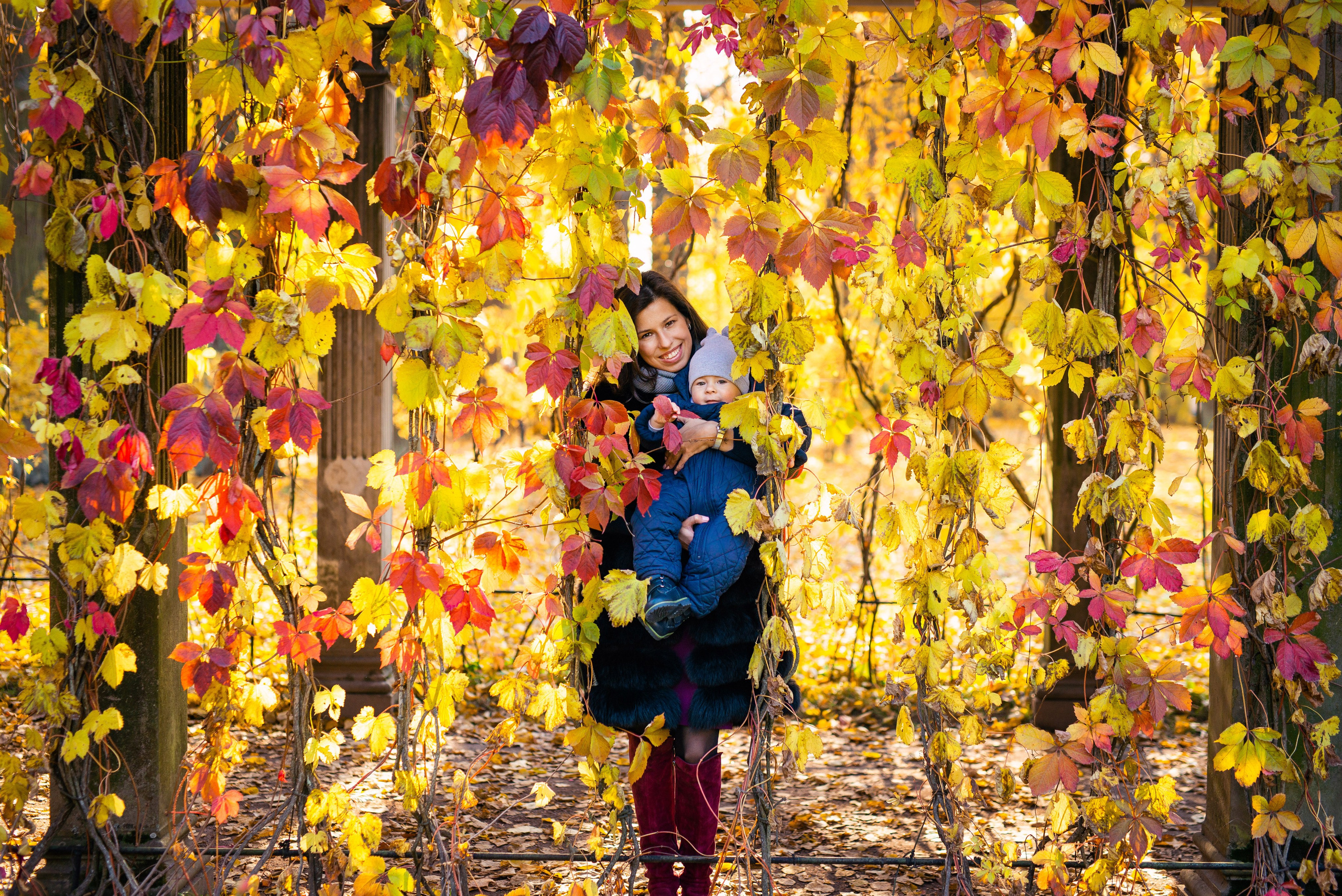 Егор, Валерия и Андрей осенняя прогулка. Портретный, семейный и свадебный фотограф в Санкт-Петербурге и в Пушкине Ширяев Денис