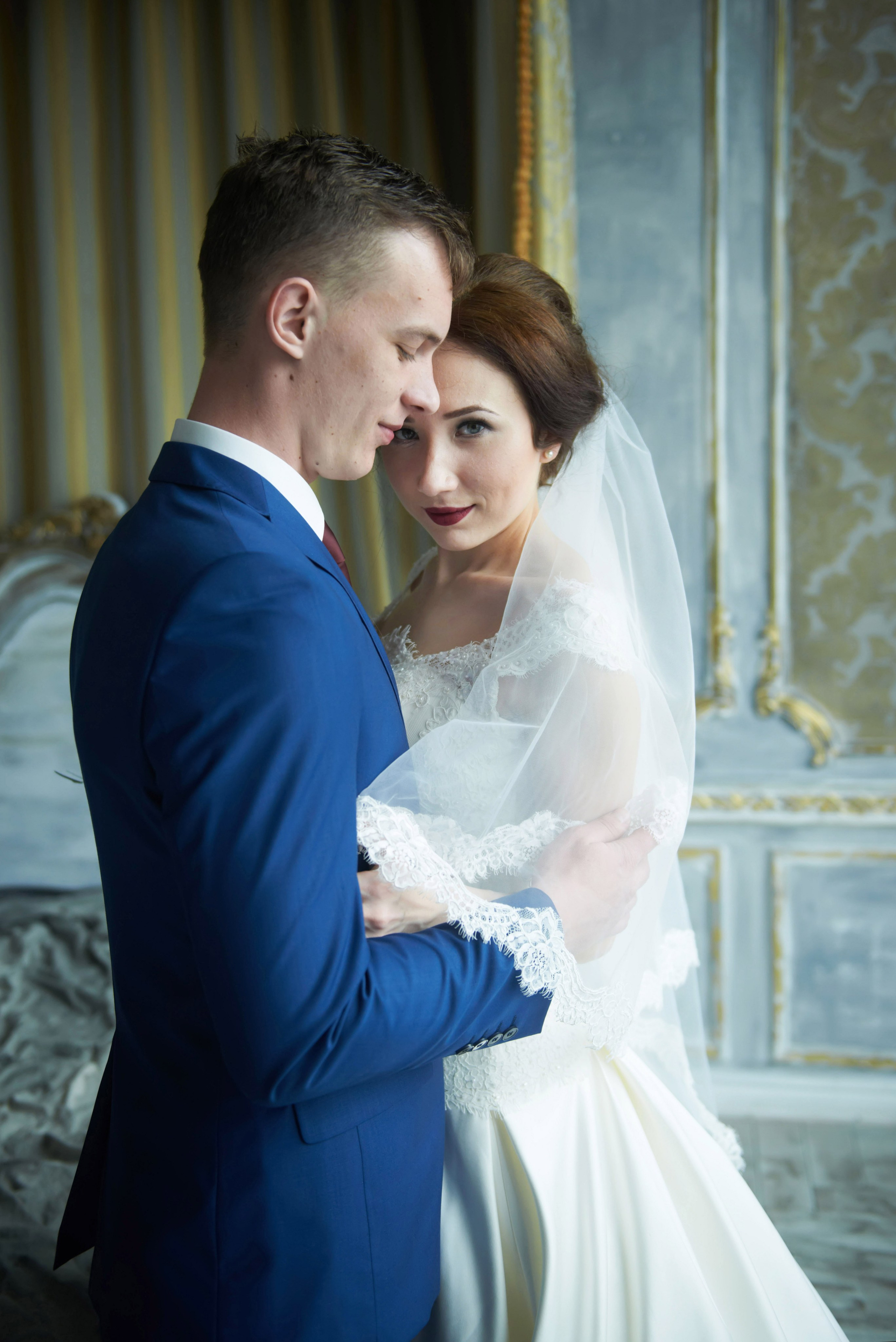 Индира и Дмитрий (свадебная фотосессия в Ботаническом саду и в фотостудии). Портретный, семейный и свадебный фотограф в Санкт-Петербурге и в Пушкине Ширяев Денис