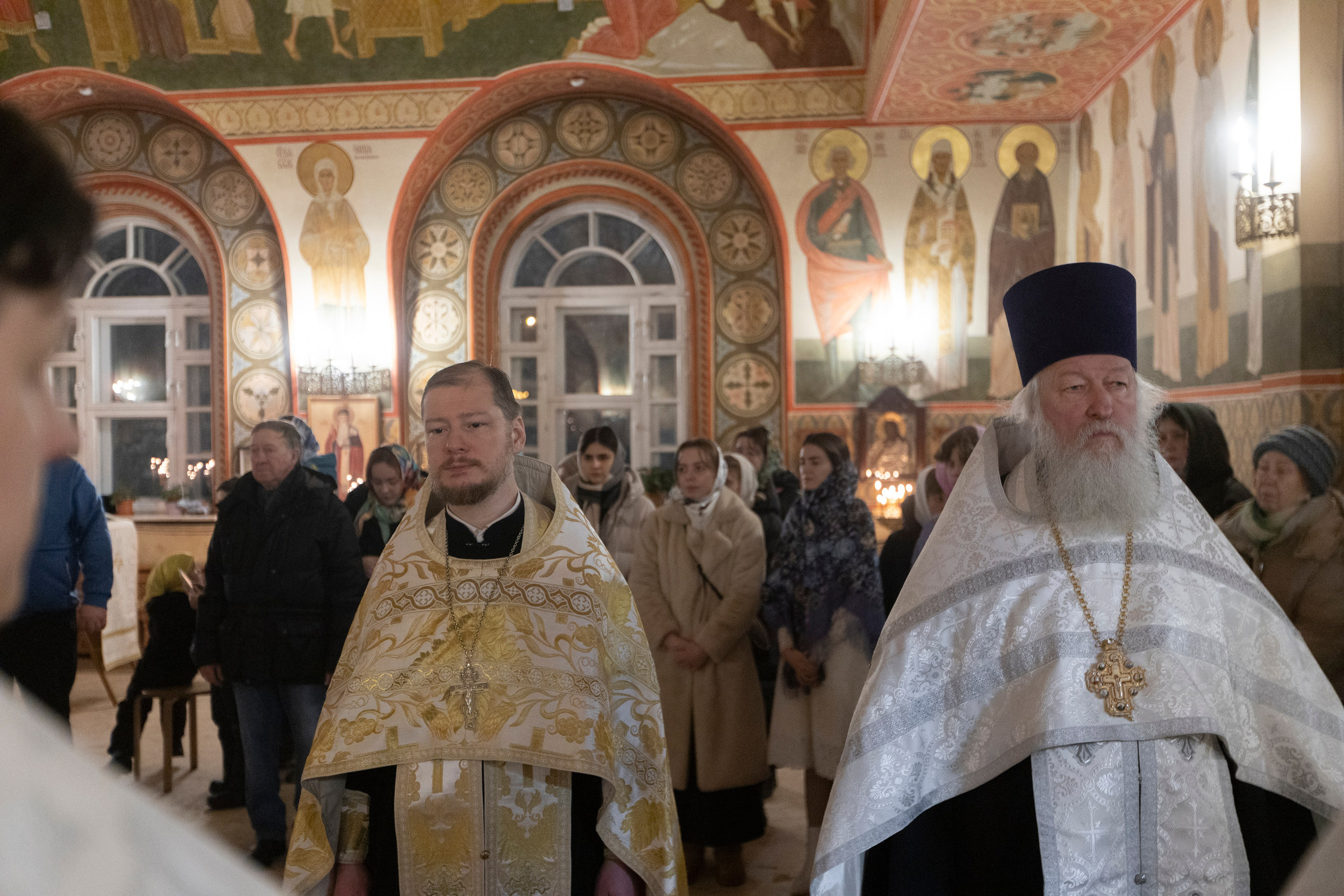 Рождество в храме Св. Вмч. Димитрия Солунского. Интерьерный фотограф в Москве Роман Потапов
