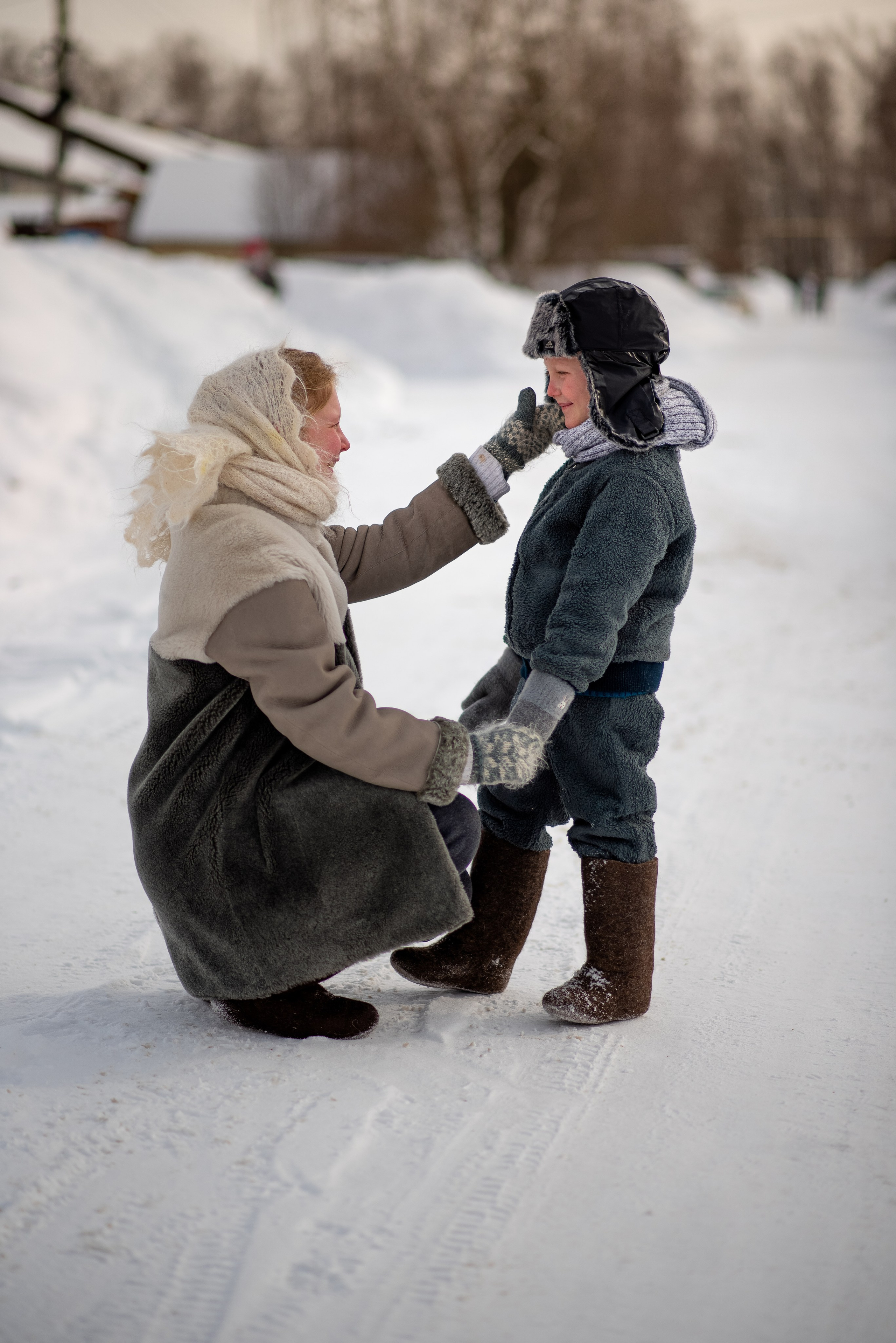 Тематическая семейная фотосессия в деревне. Семейный и детский фотограф в Туле Светлана Воронкова