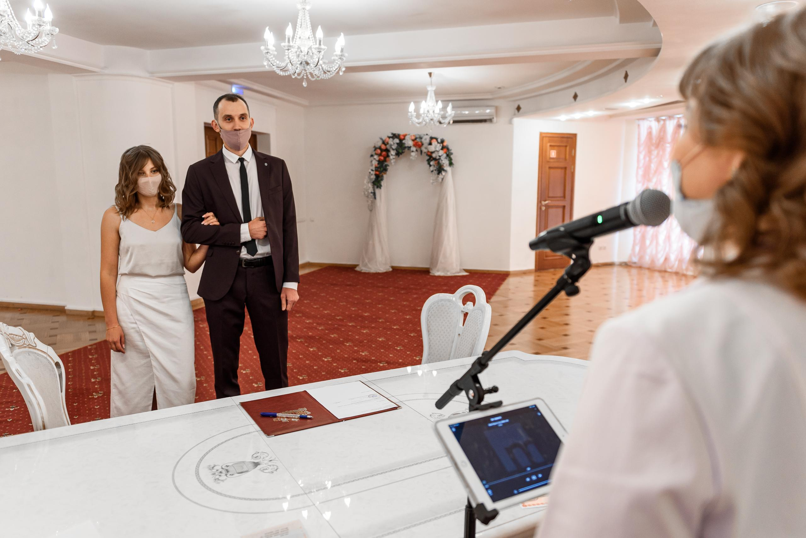 Регистрация брака Леры и Стаса. Фотограф Андрей Балыкин