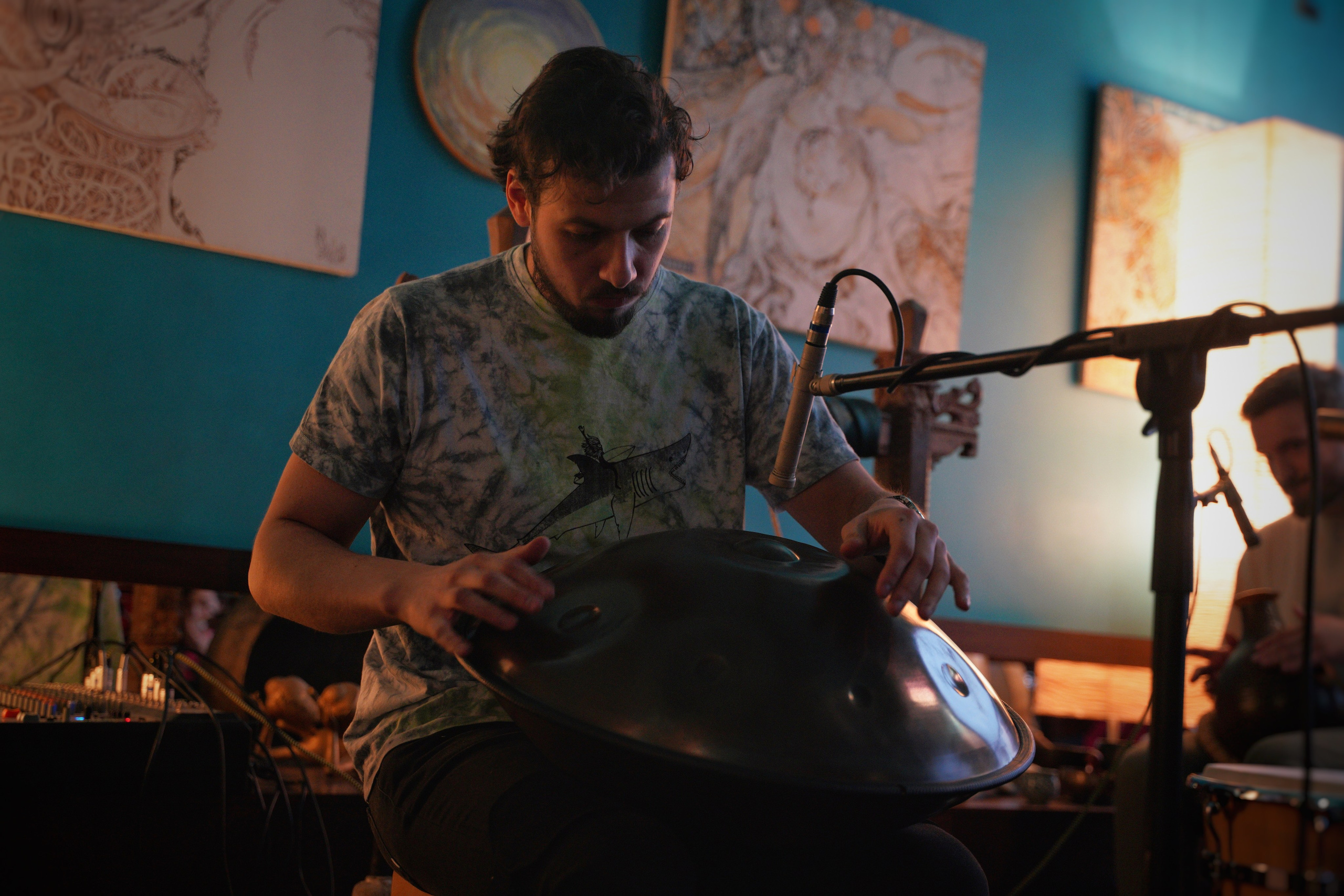 Выступление Forest jam project в Открытом в чайной Чаван. Портретный и репортажный фотограф Наталья Горобец