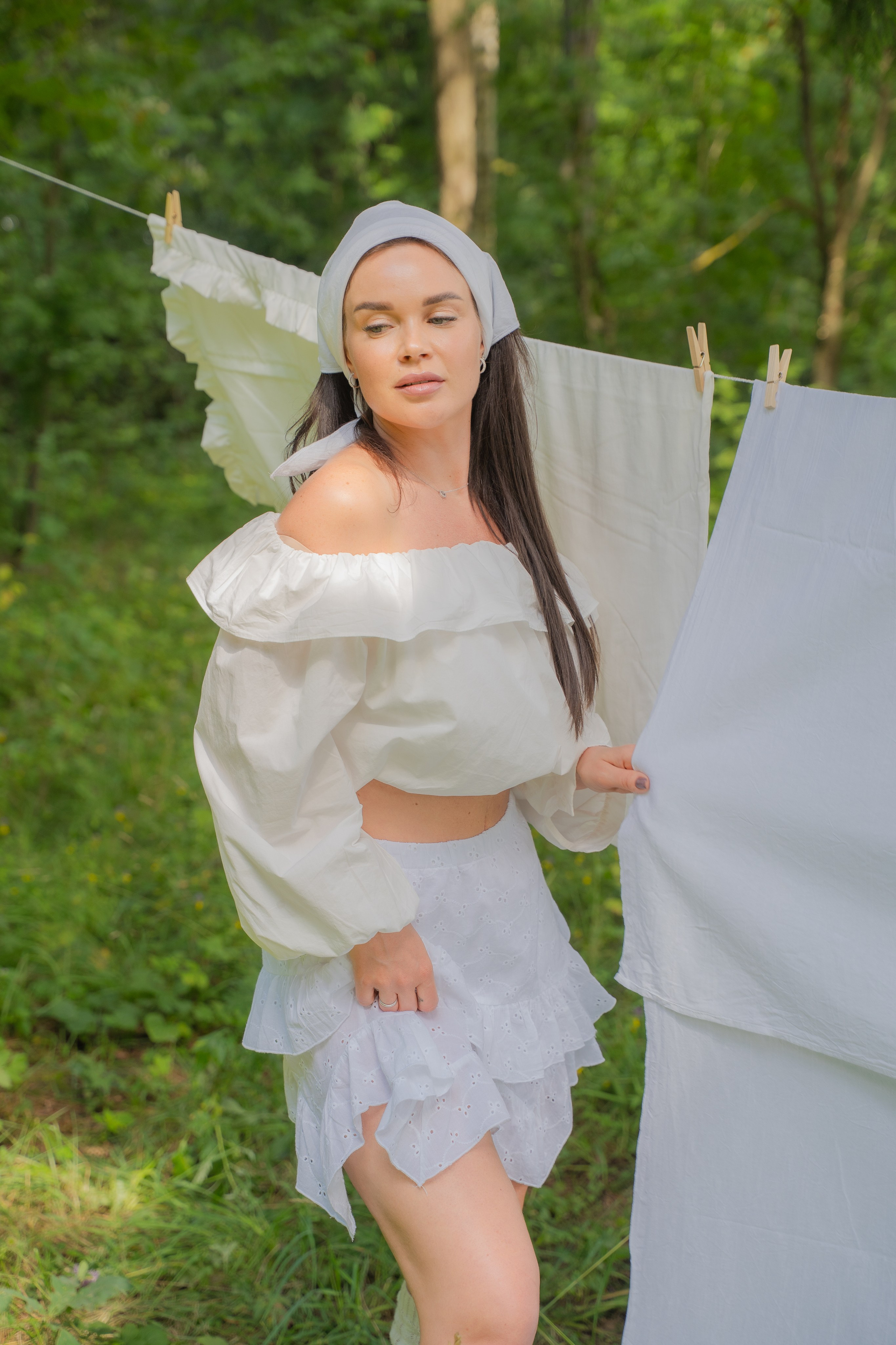 Фотосессия на природе «прачка»