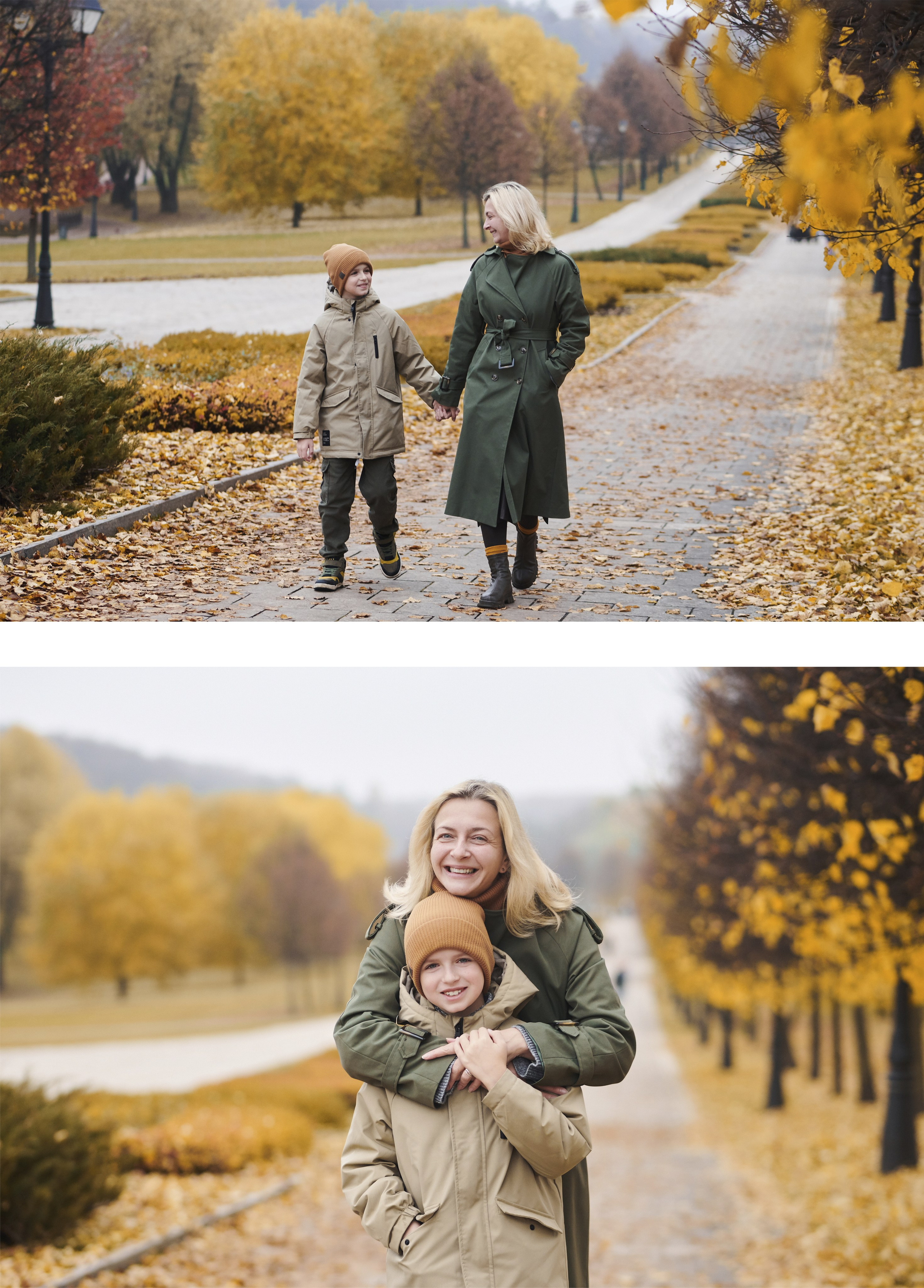 Осенняя прогулка мамы и сына. Твой Фотограф Алёна Свиридова