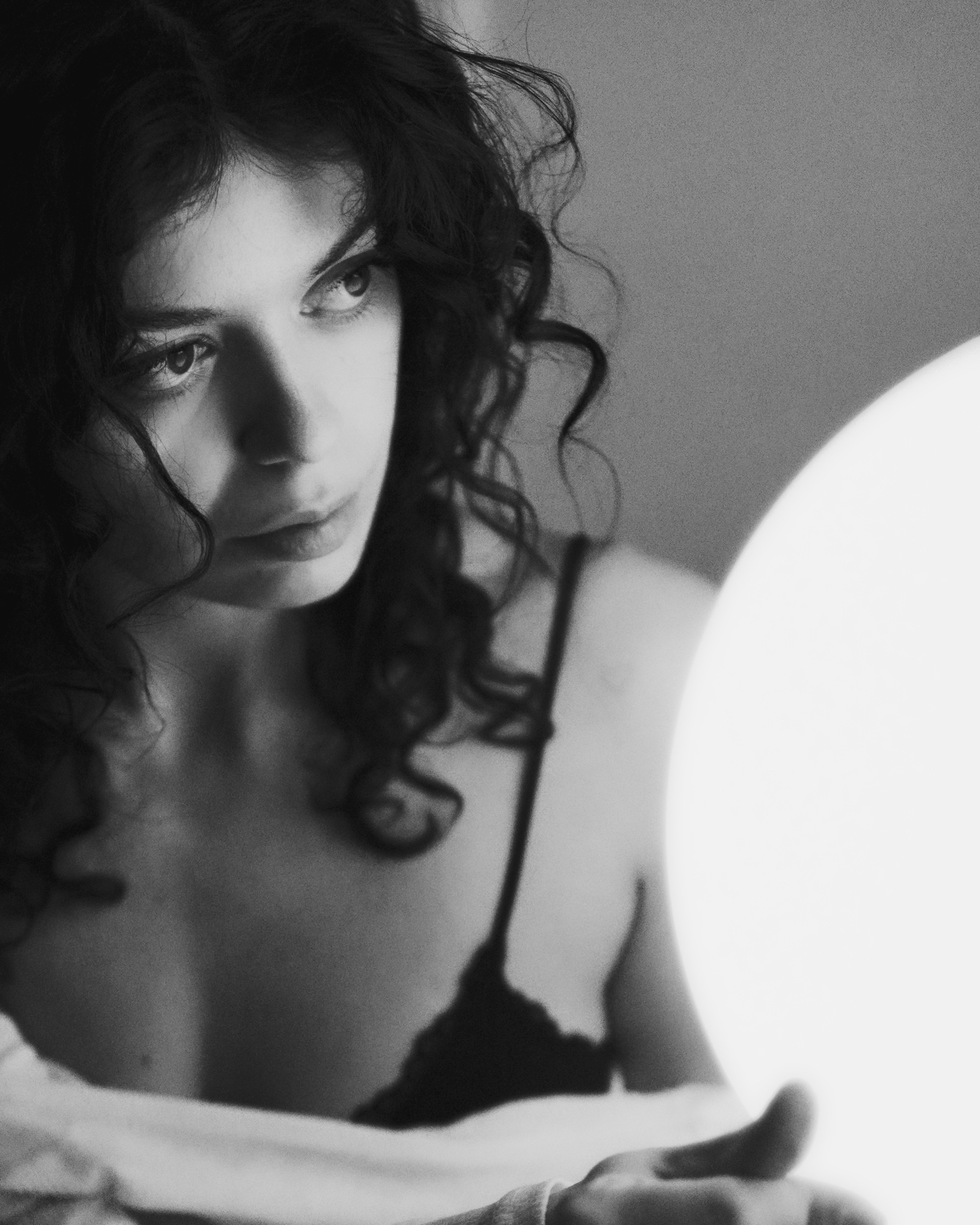 Фотосессия. Женский портрет. Черно-белая кино-эстетика