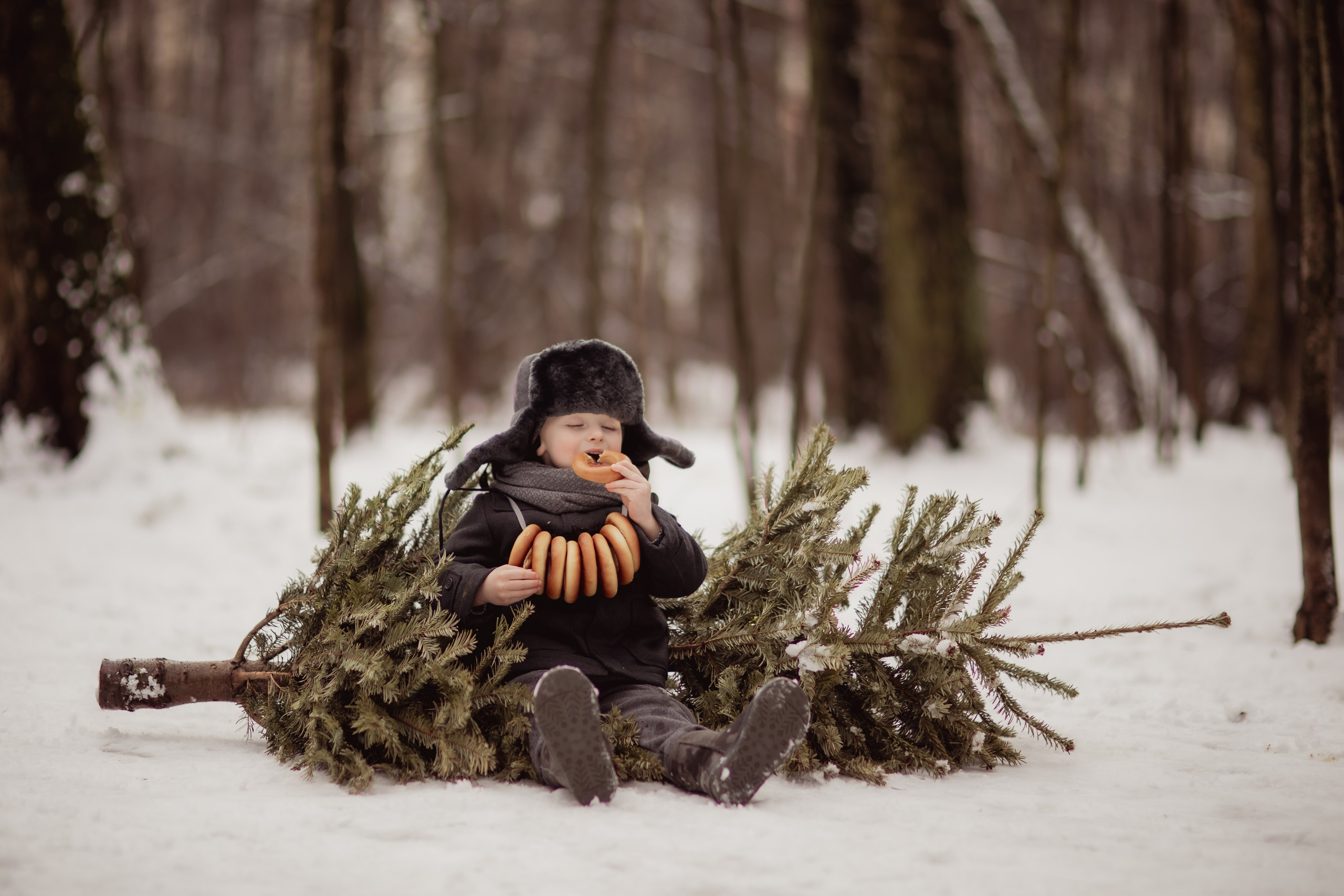 Зимние узоры. Семейный фотограф в Москве
