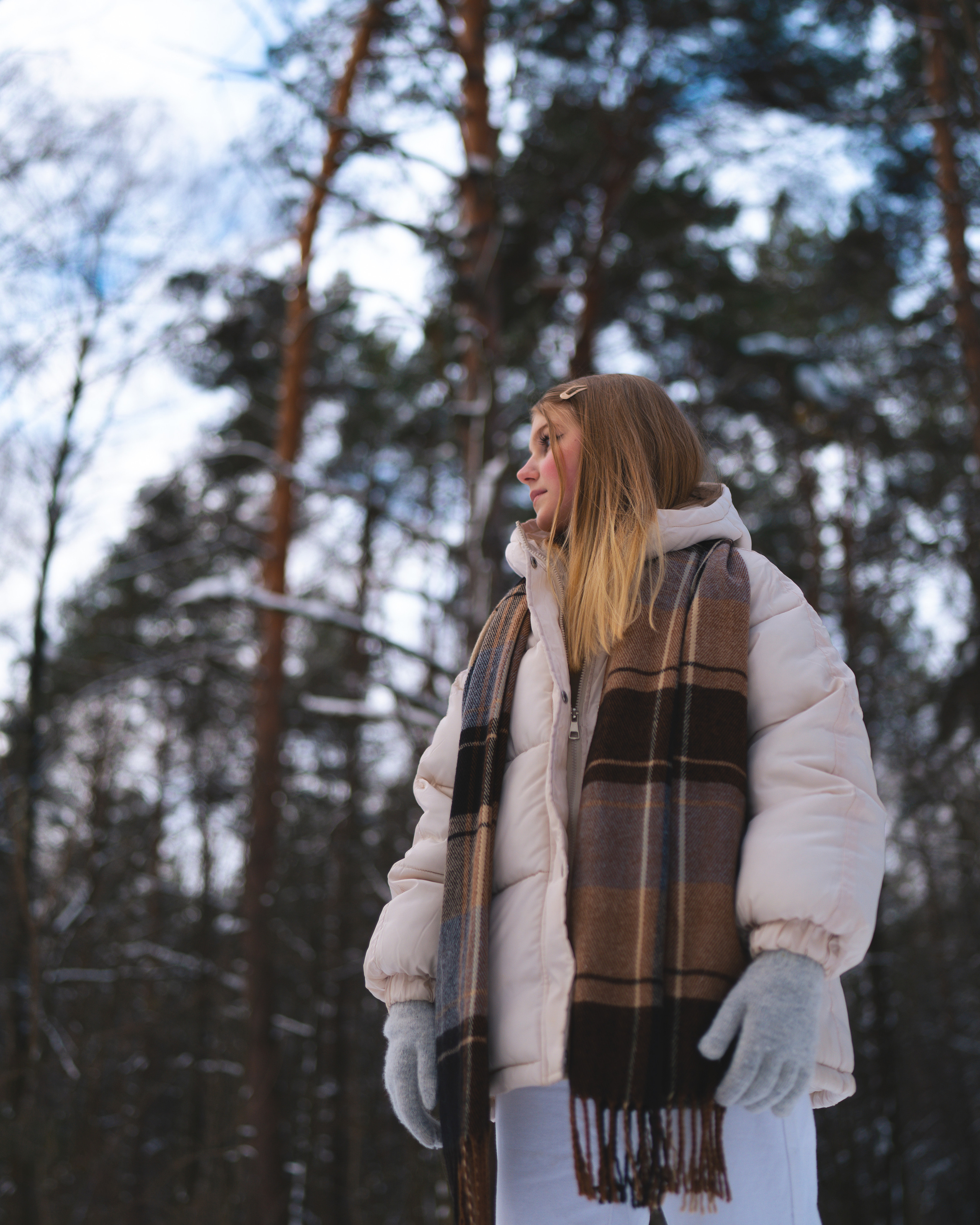 Прогулка в зимнем лесу. Свадебный фотограф в Москве Кристина Чехова