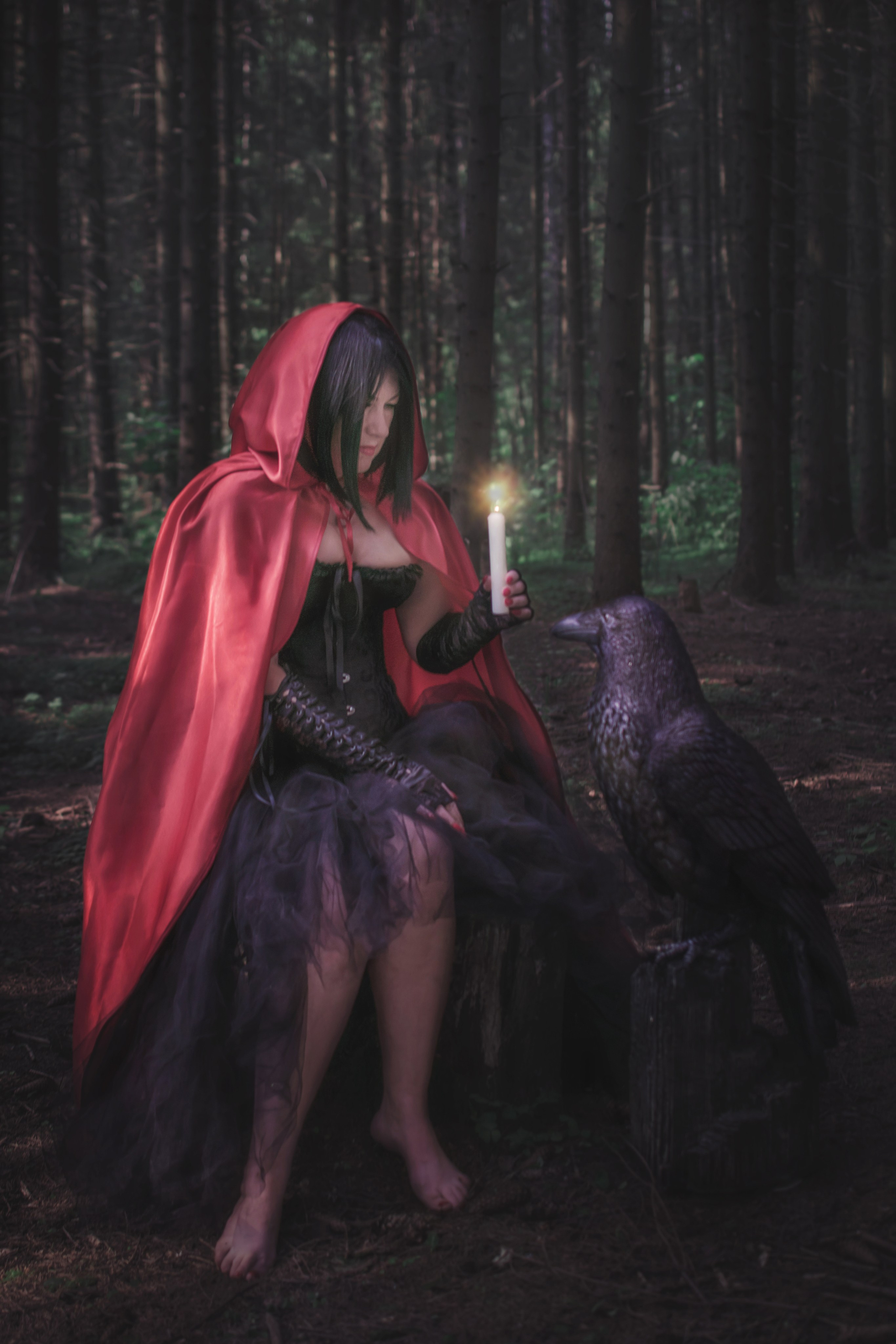 Черный ворон. Детский и семейный фотограф в Волоколамске Ирина Шарова