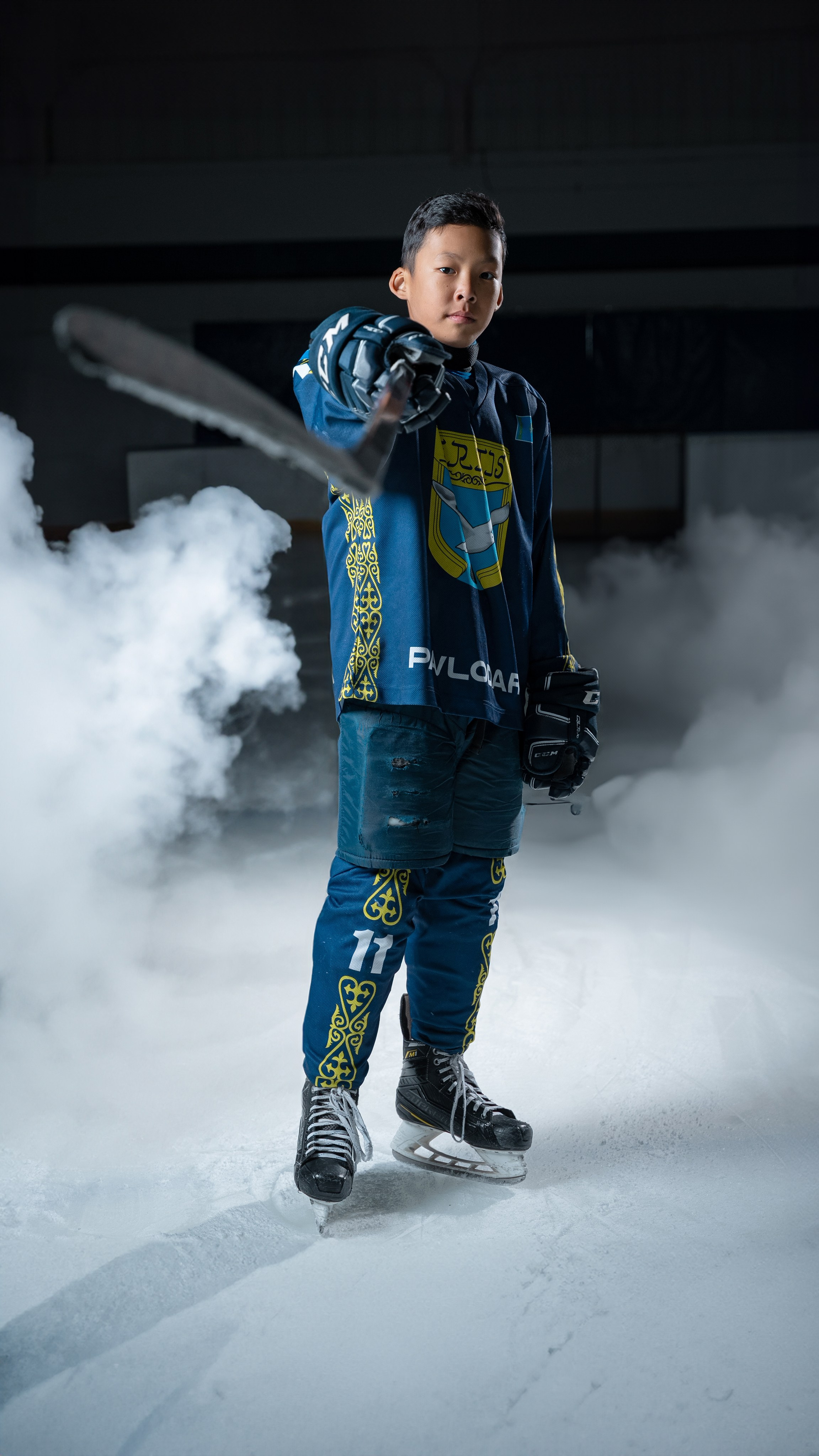 ЮНЫЕ ХОККЕИСТЫ. Портретный фотограф в Павлодаре Руслан Насыров