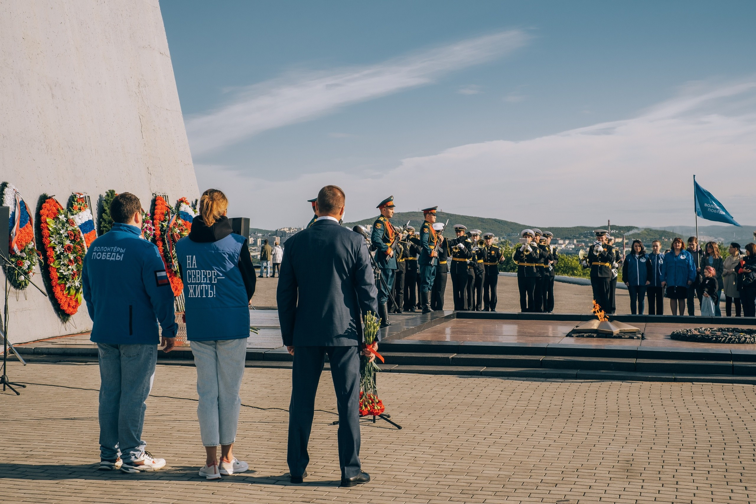 Репортаж церемонии «Путь Победы». Фотограф в Мурманске Полина Аленовская