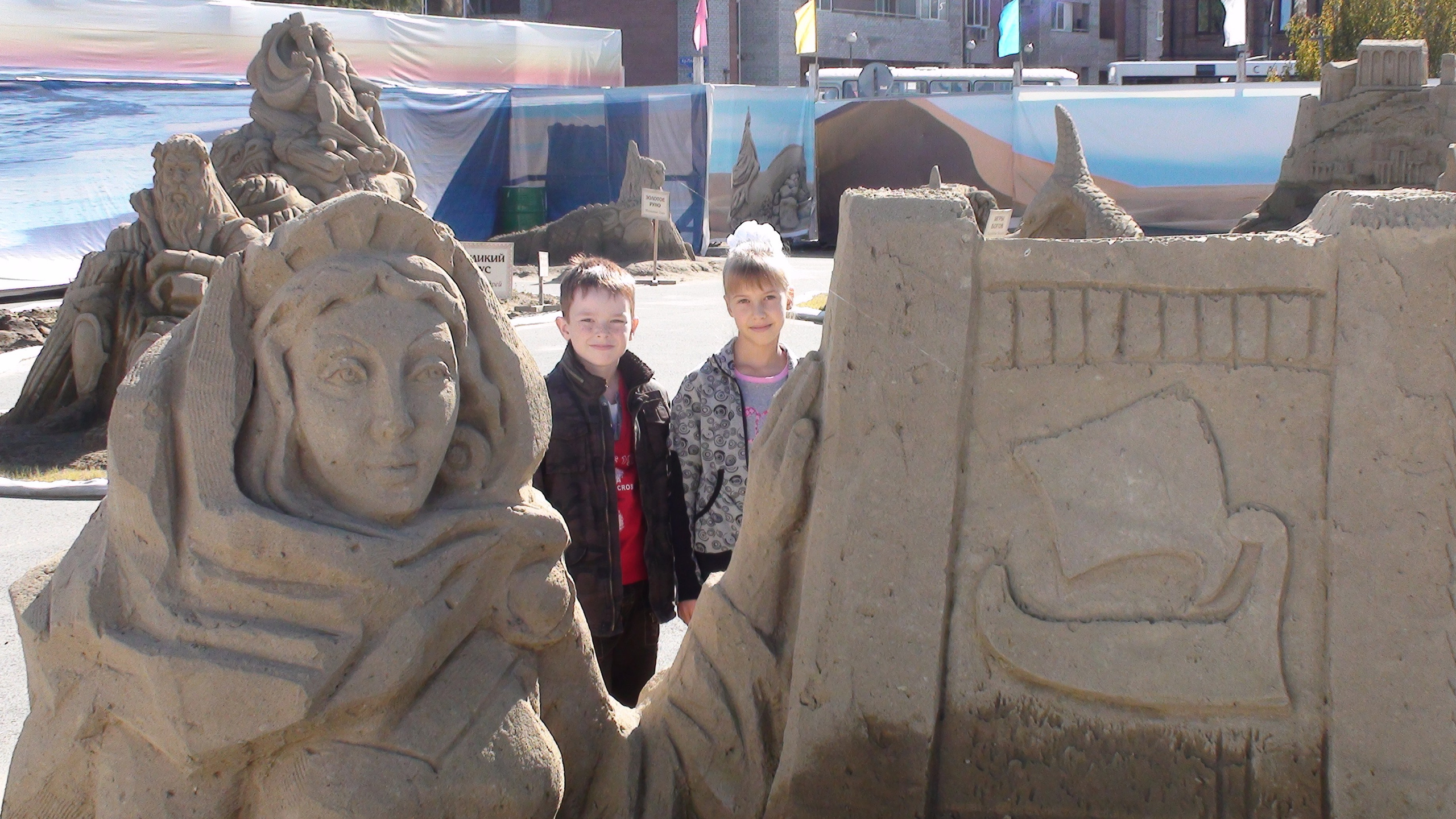 Песочные фигуры с Рускалевы 20.09.2009. Семейный, Свадебный фотограф СПБ Питер— Романова Екатерина