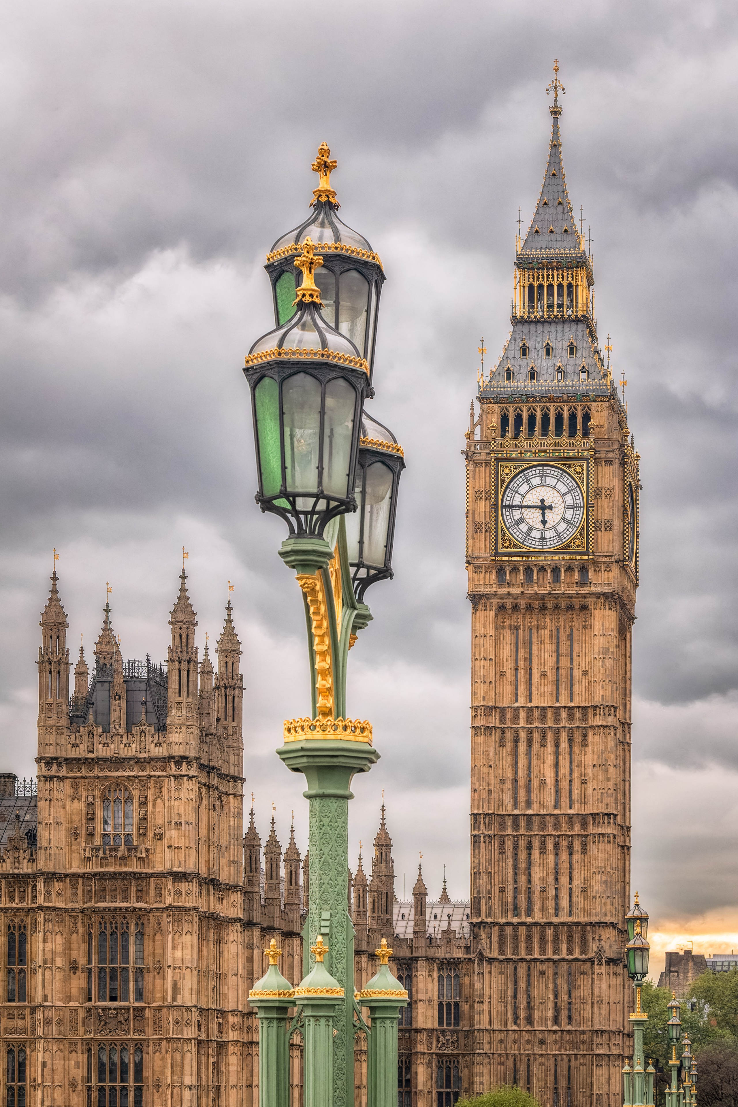 Вид на Биг-Бен с Вестминстерского моста