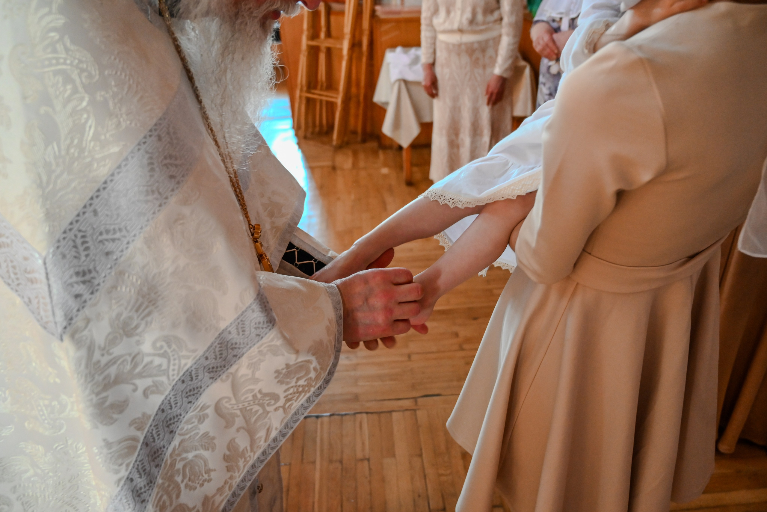 Крещение мама Анна. Семейный и детский фотограф Москва