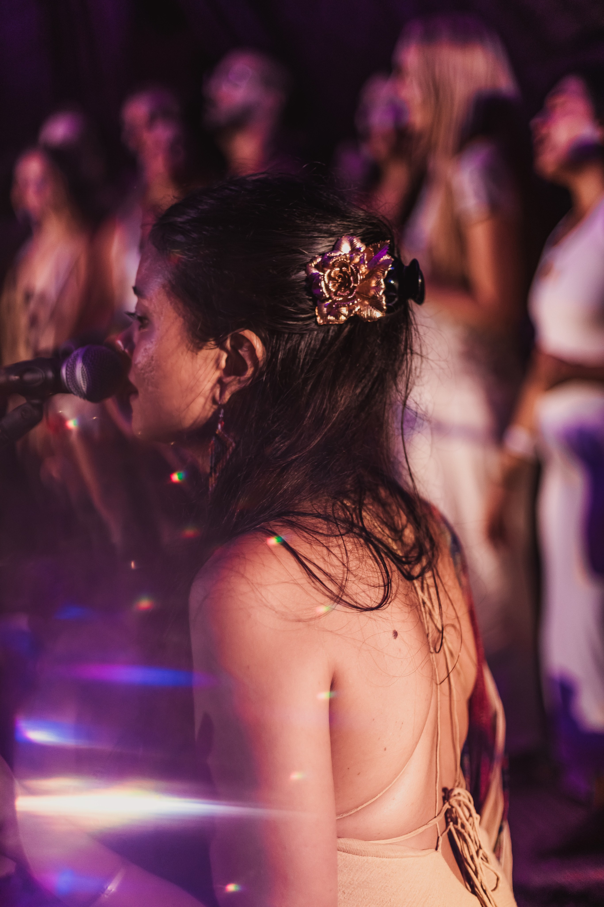 Hanuman Project kirtan at Alchemy april. Mariam Bagdasaryan