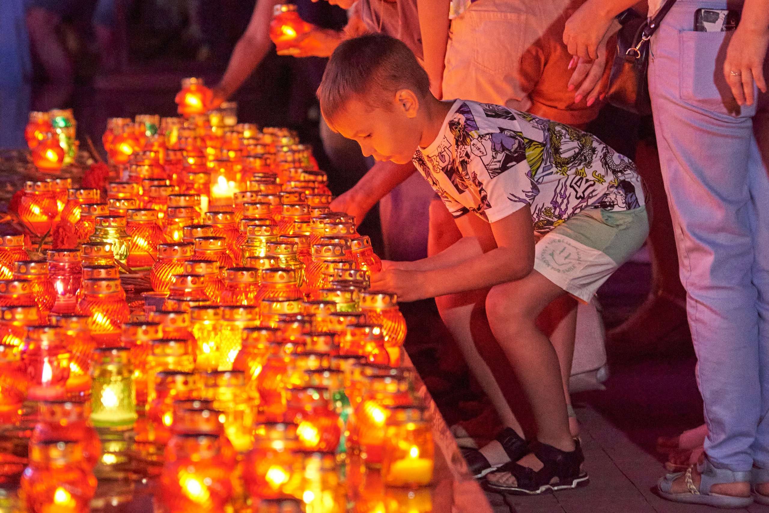 Акция «Свеча памяти». [fXph] Фотограф Масликов Илья. Съёмка мероприятий в Ленинске-Кузнецком