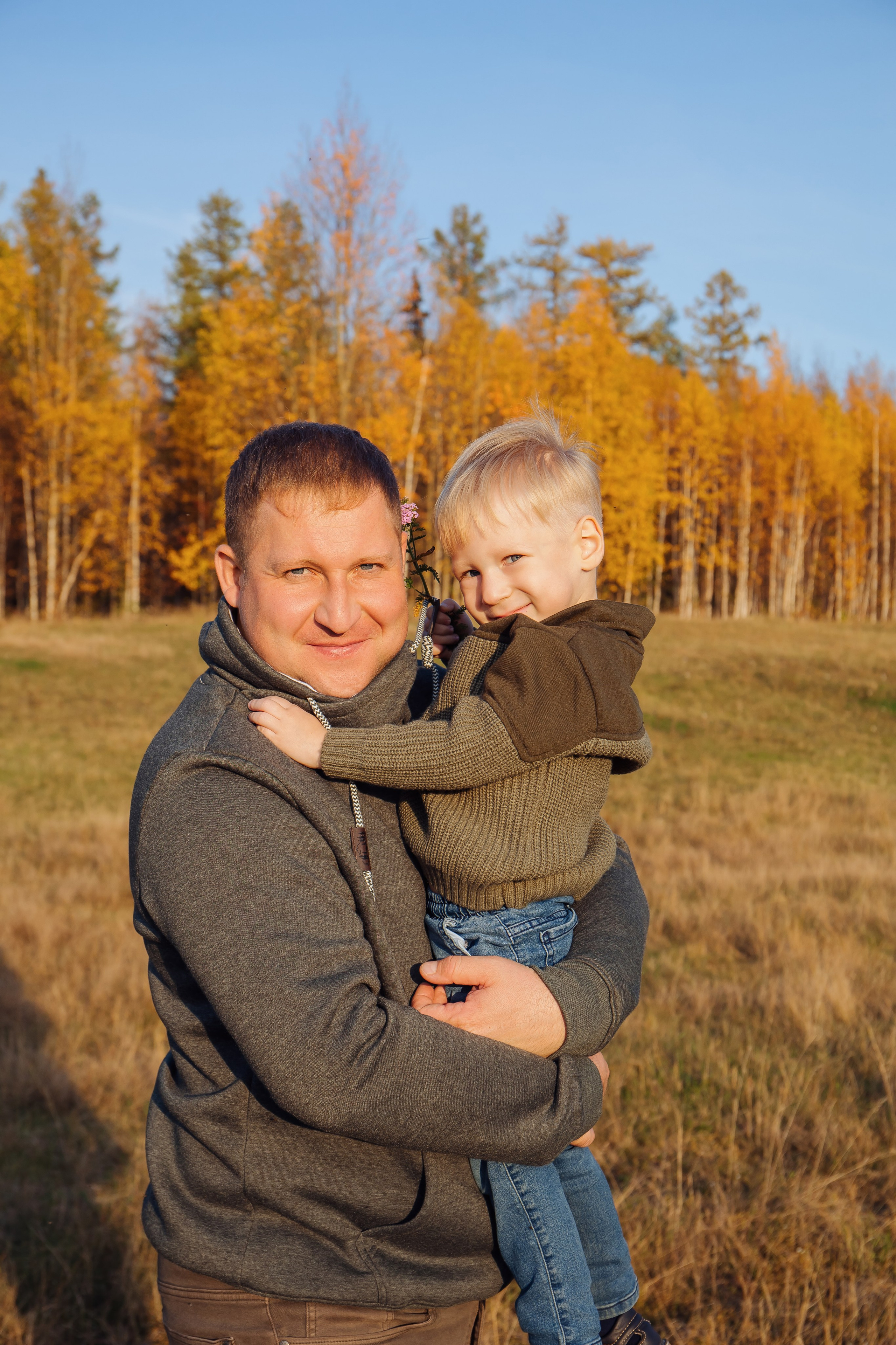 Олеся с семьей