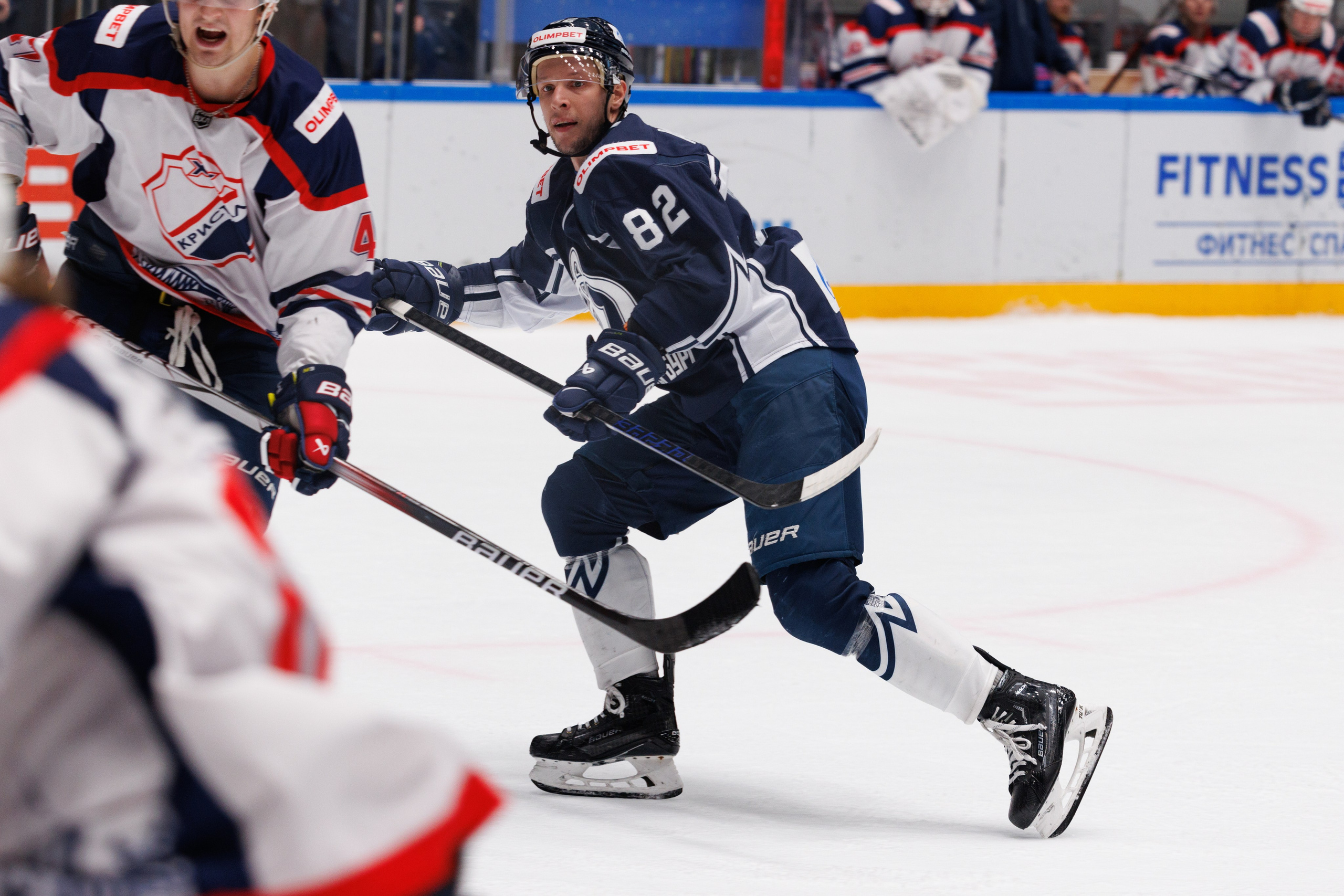 МХК Динамо (СПб) — МХК Кристалл. Фотограф Александр Заломаев