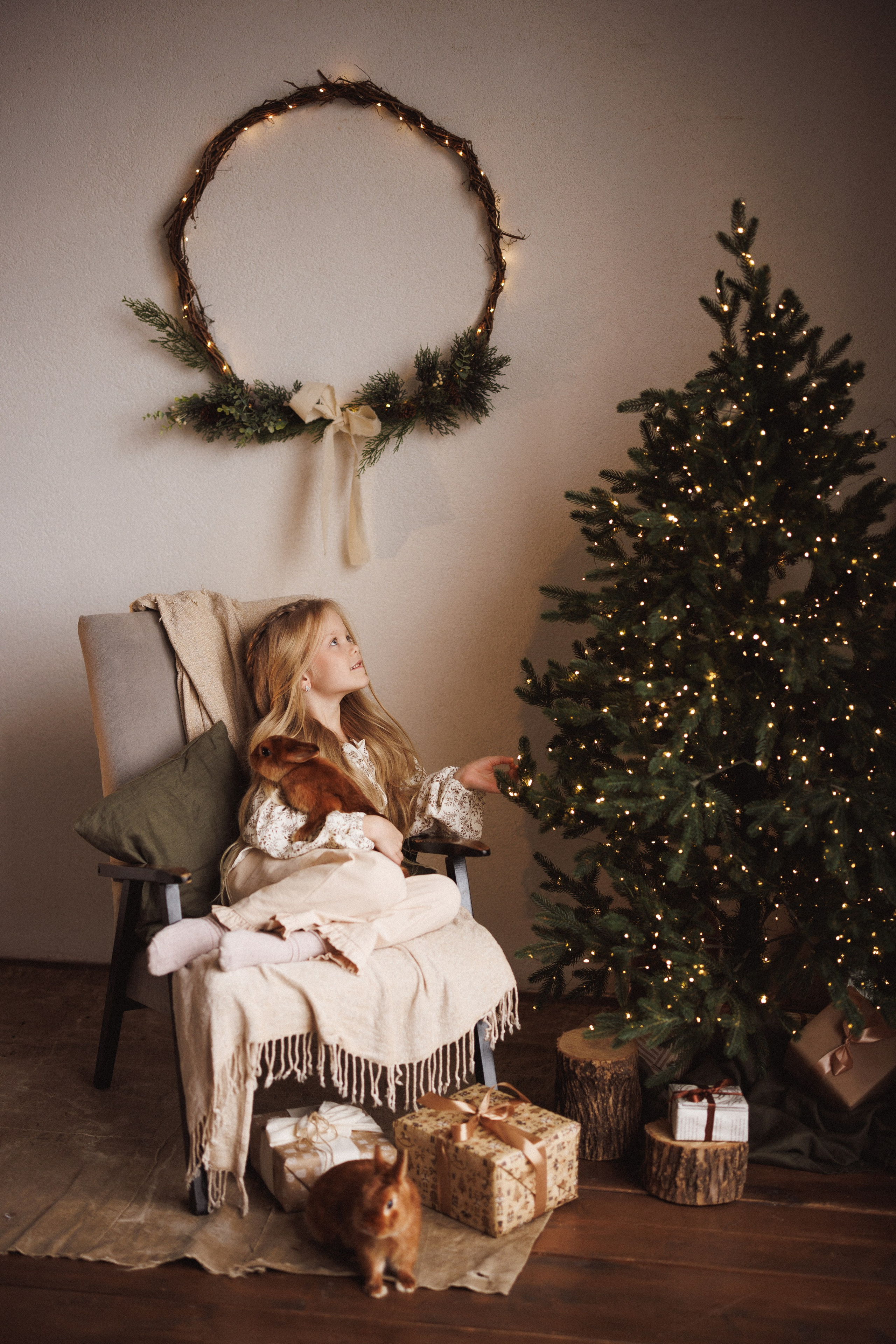 Новогодняя фотосессия в фотостудии «Mestone», город Краснодар. Семейный и детский фотограф в Краснодаре Анна Трашкова