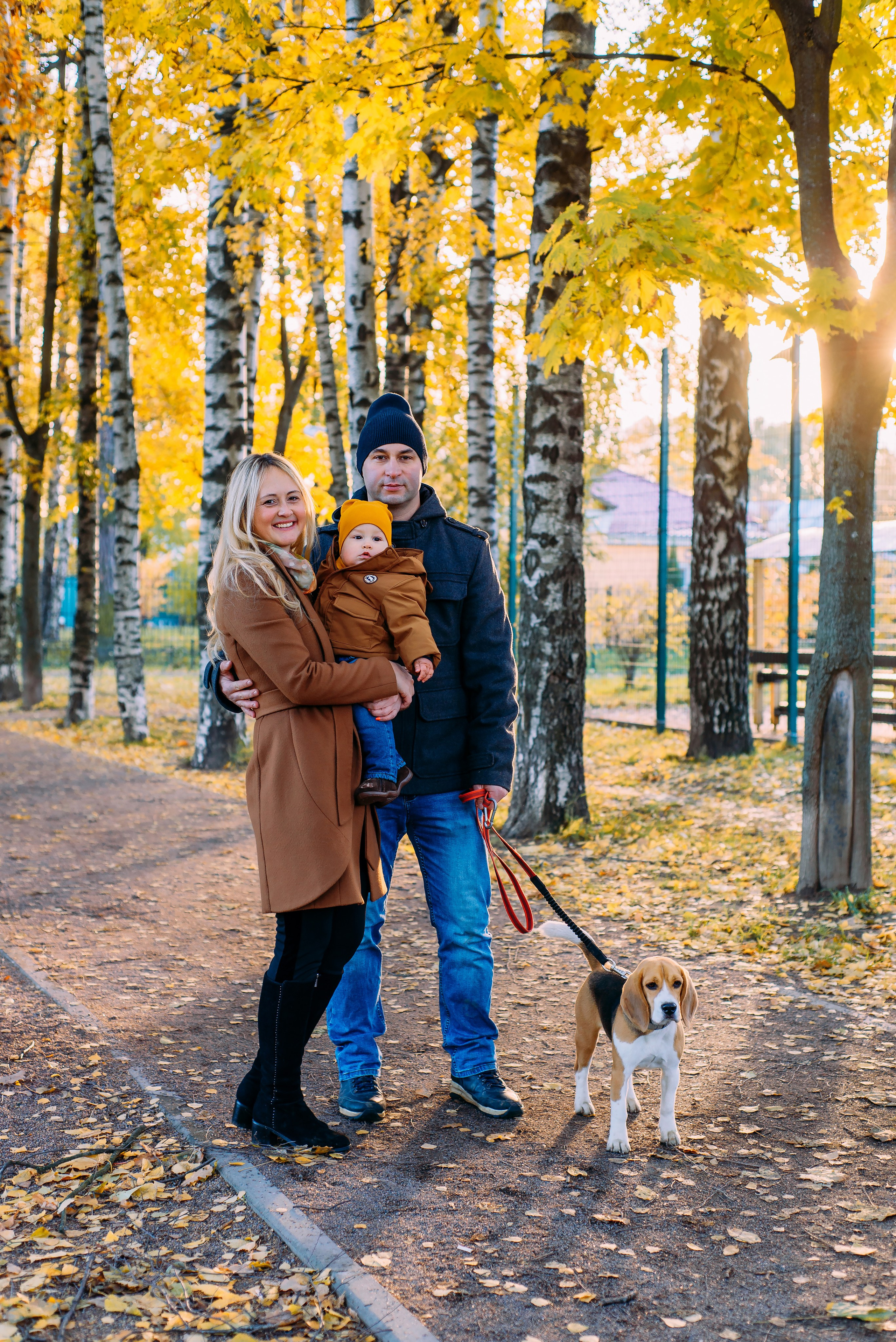 Ольга с семьей. Осенняя серия. Детский и семейный фотограф Эльмира Веселова