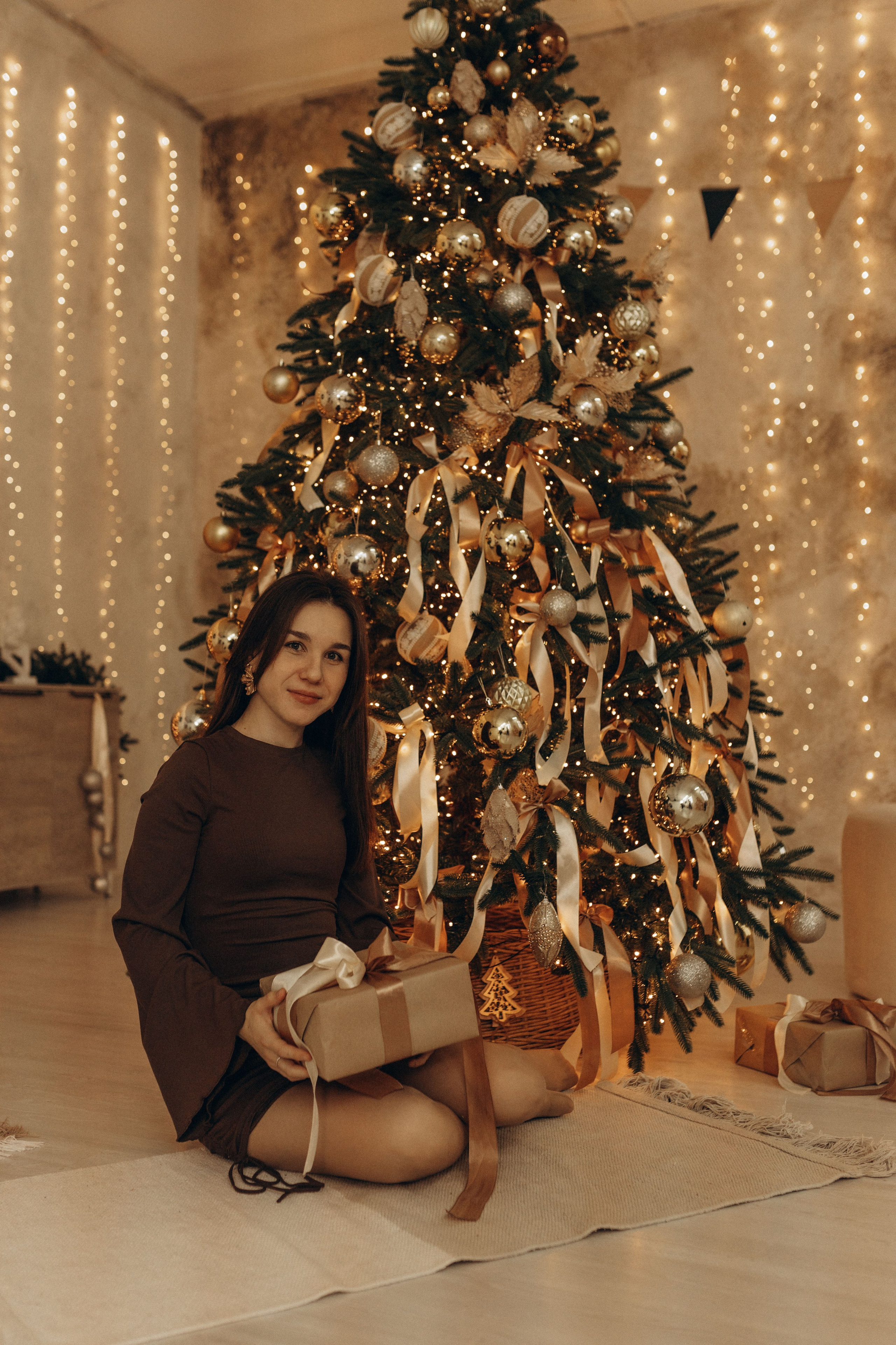 Новогодняя история Дмитрия, Полины и Анюты. Фотограф в Ставрополе Svetlana Matveeva