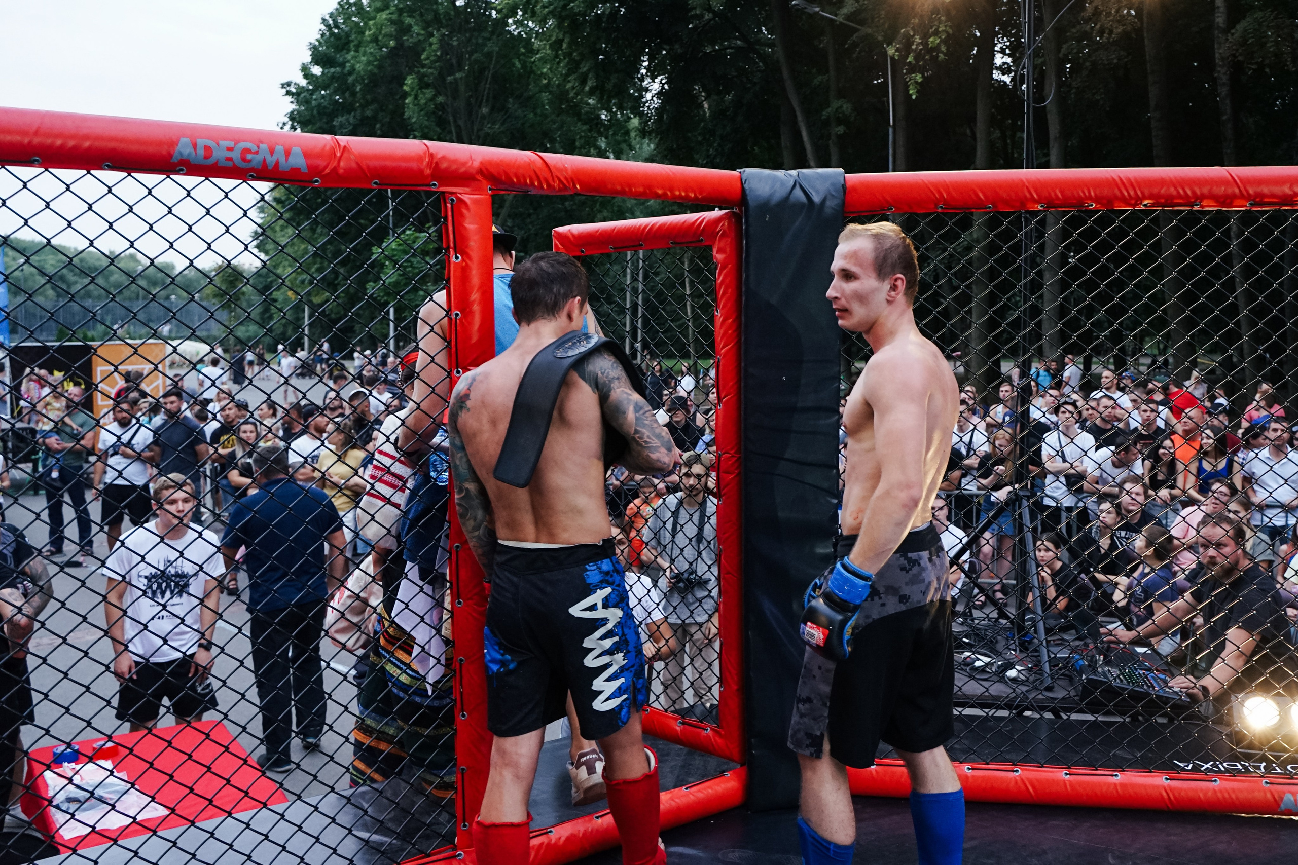 Вечер боев в ЦПКиО. Фотограф Надежда Погребняк | Рязань | Москва
