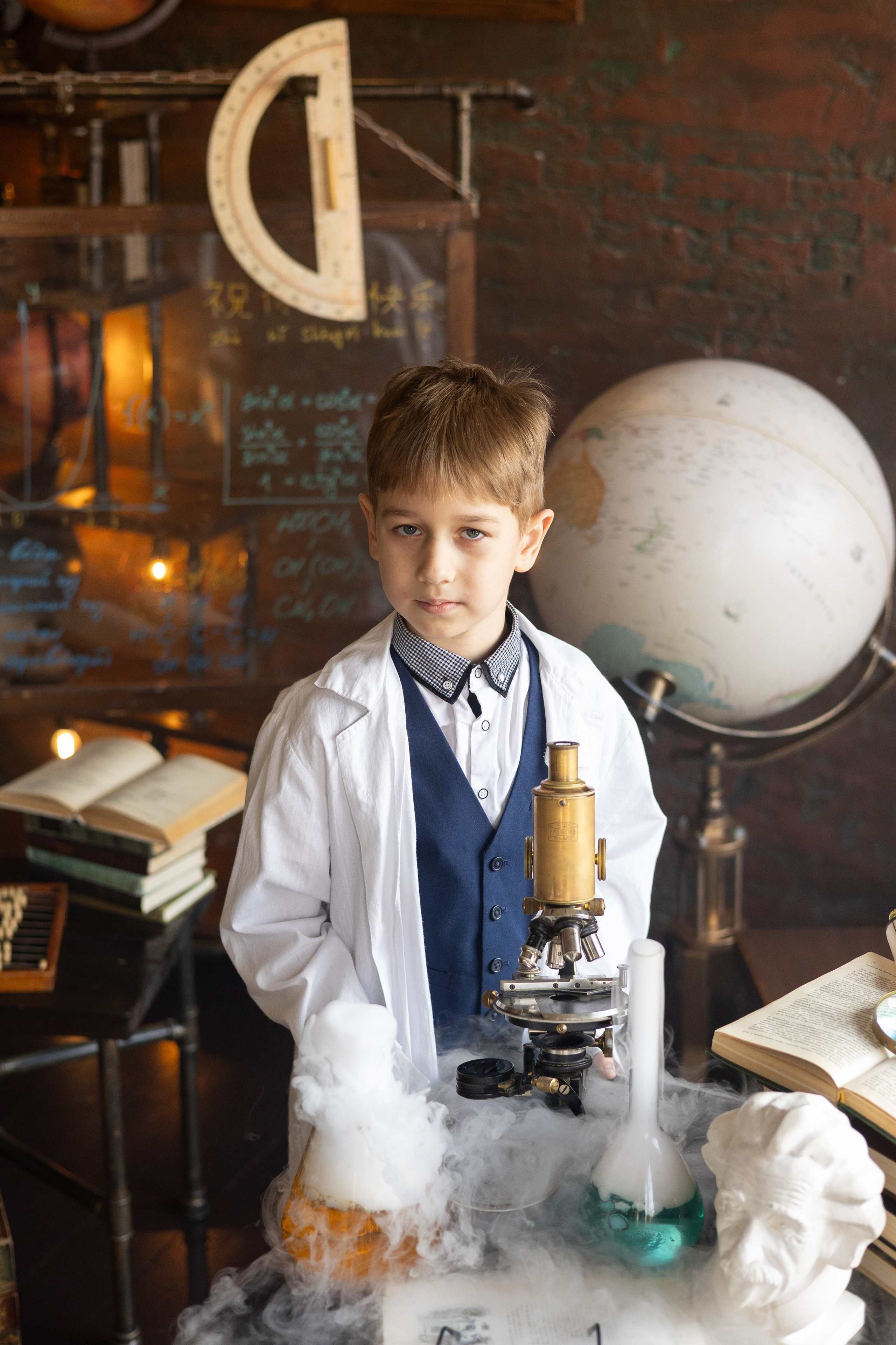 Фотосессия в лаборатории. Семейный фотограф в Москве Марина Петра