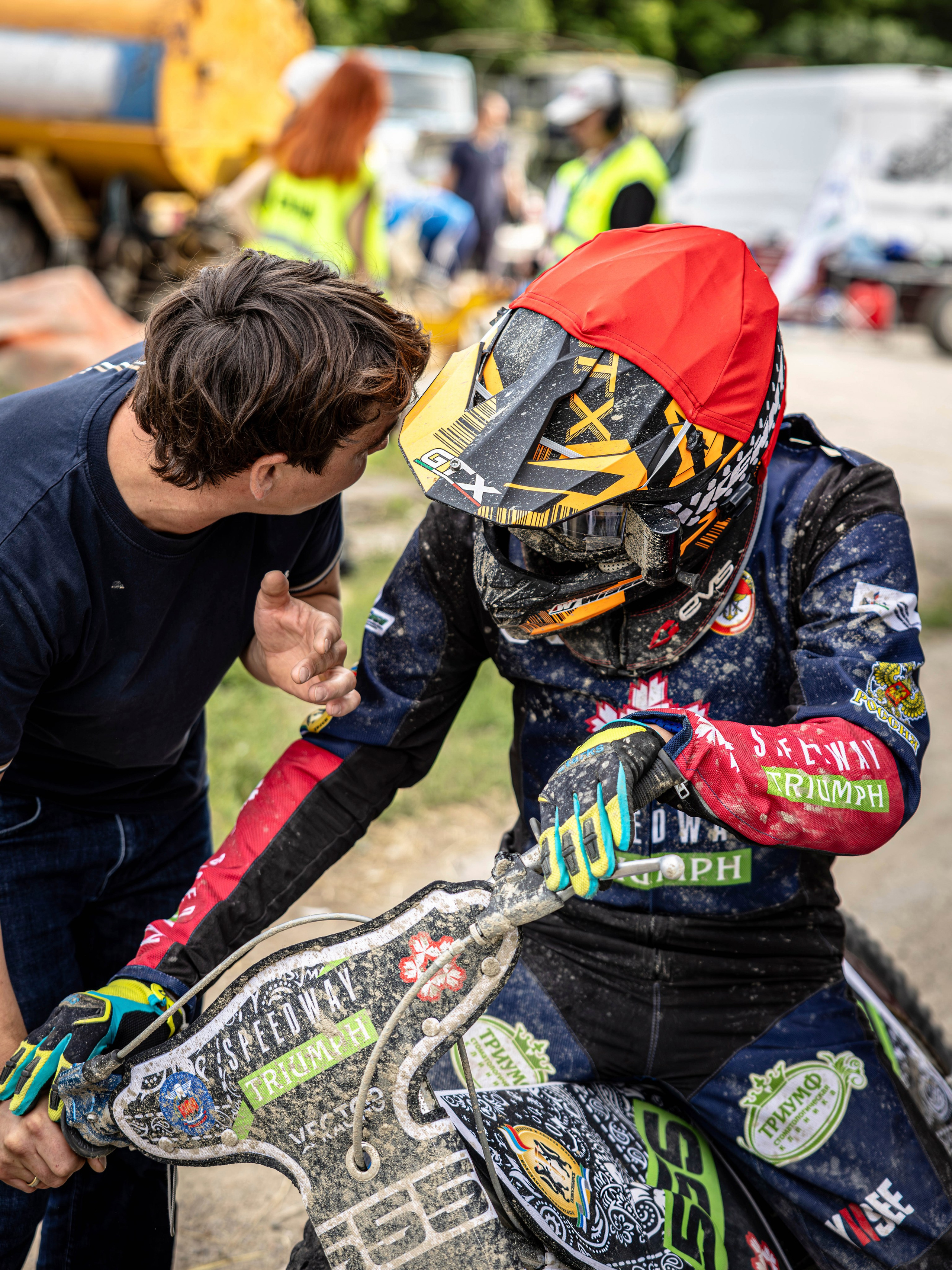 Мотогонки на гаревой дорожке. Bertran Ordo