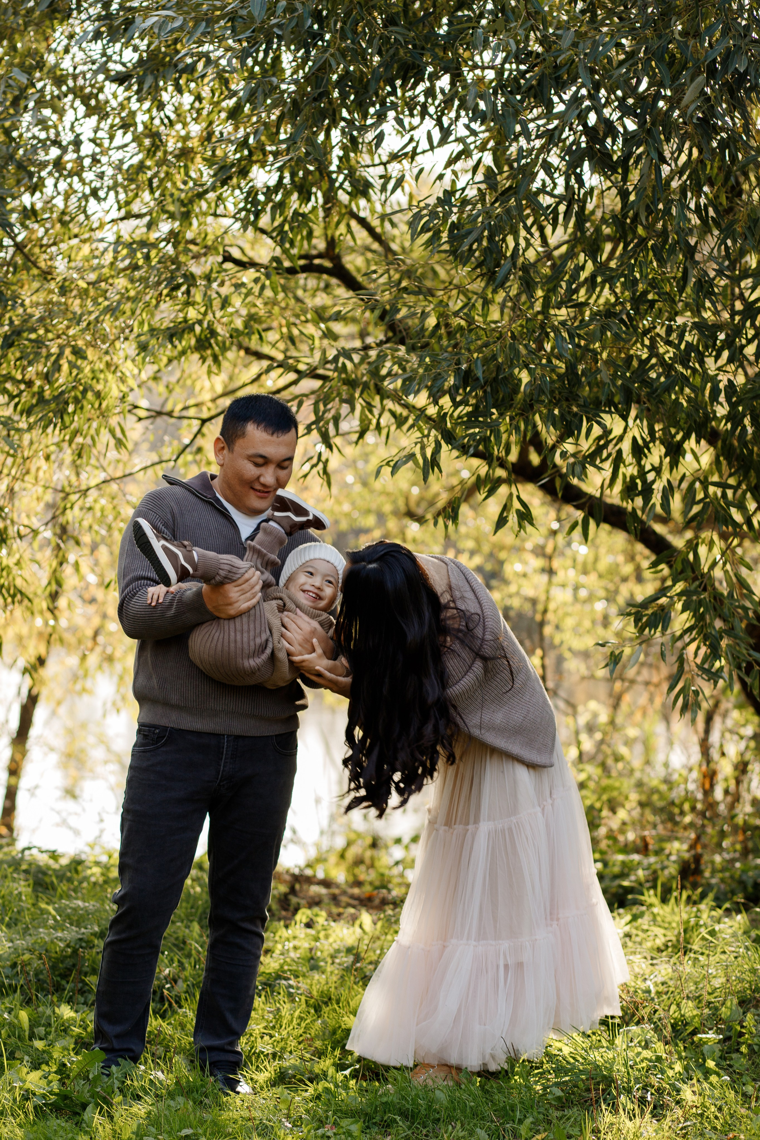 Осенняя семейная фотосессия в усадьбе Валуево. Фотограф Александра Сыщенко