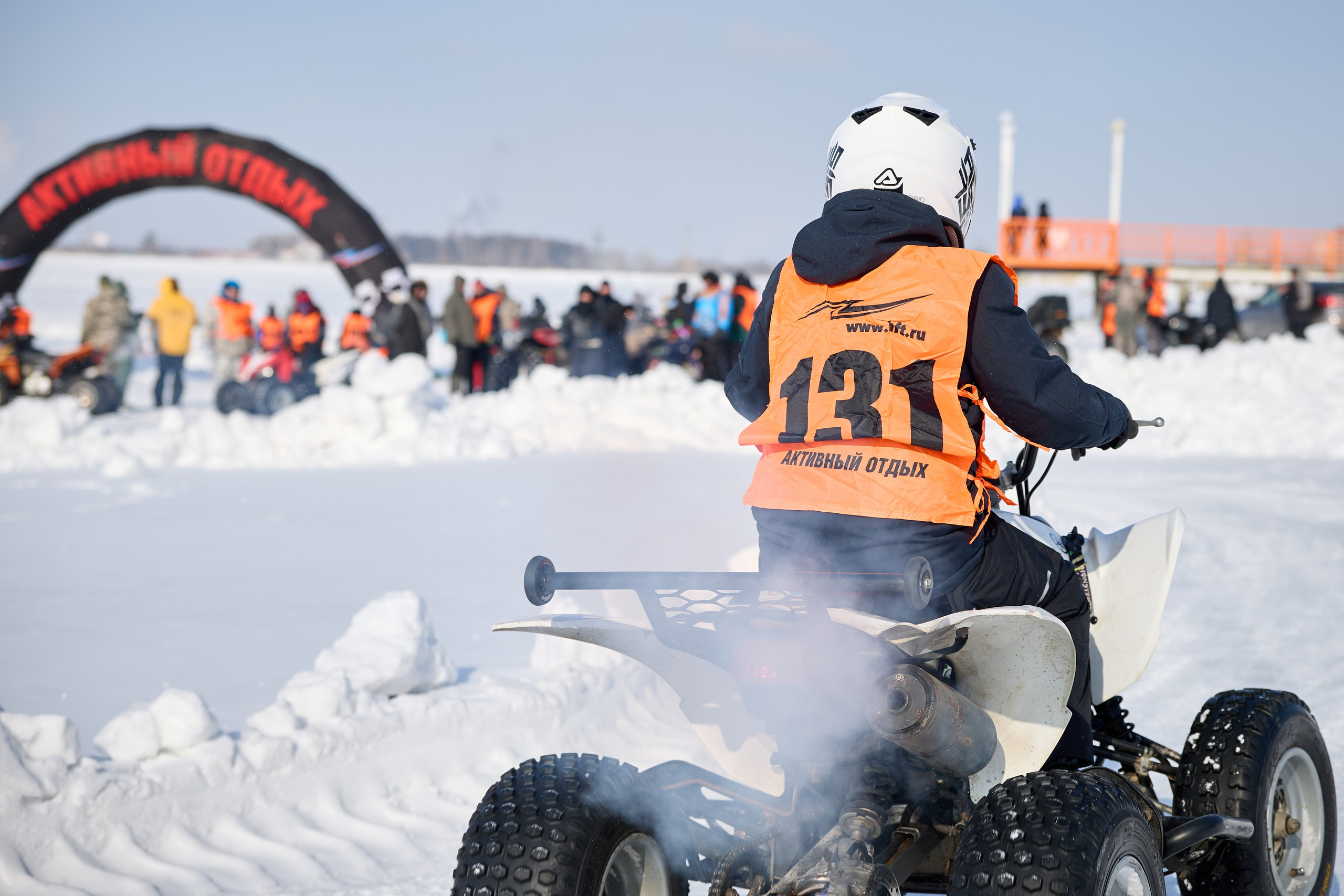 Топим Лёд — 2026. Соревнования на квадроциклах. Фотограф в Новосибирске Алена Скокова