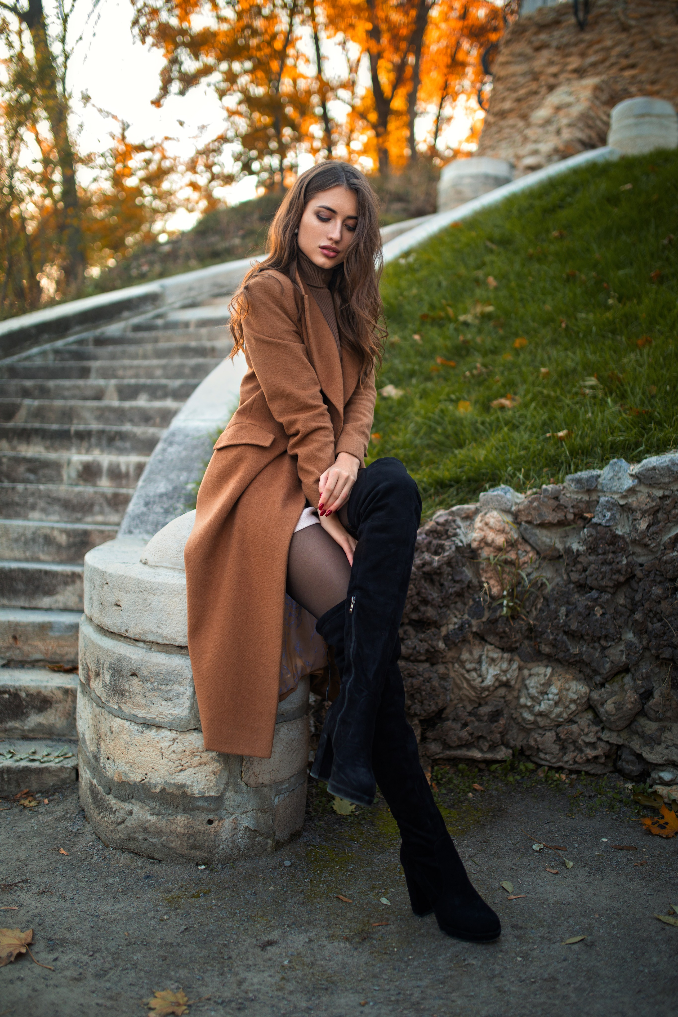 Осенняя съемка с Анастасией на природе в формате для «себя»