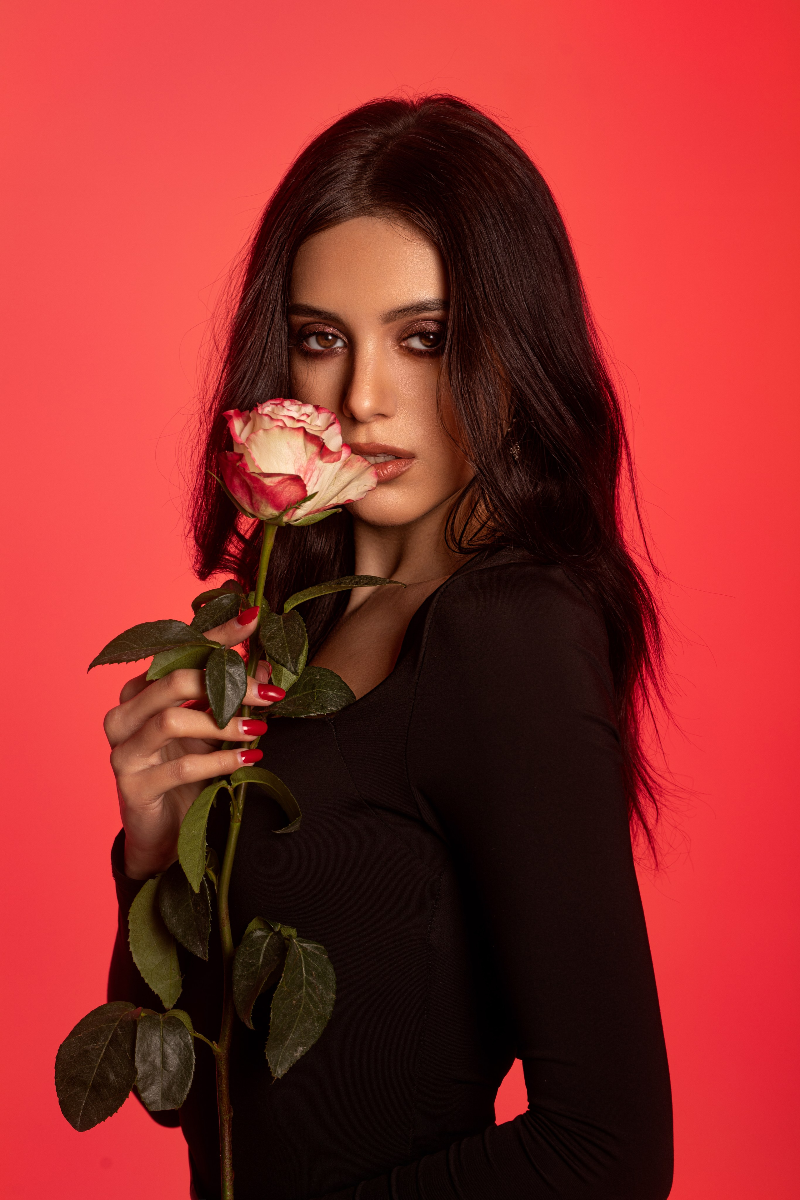 Съемка с Марианной в студии на циклораме в формате для «себя»