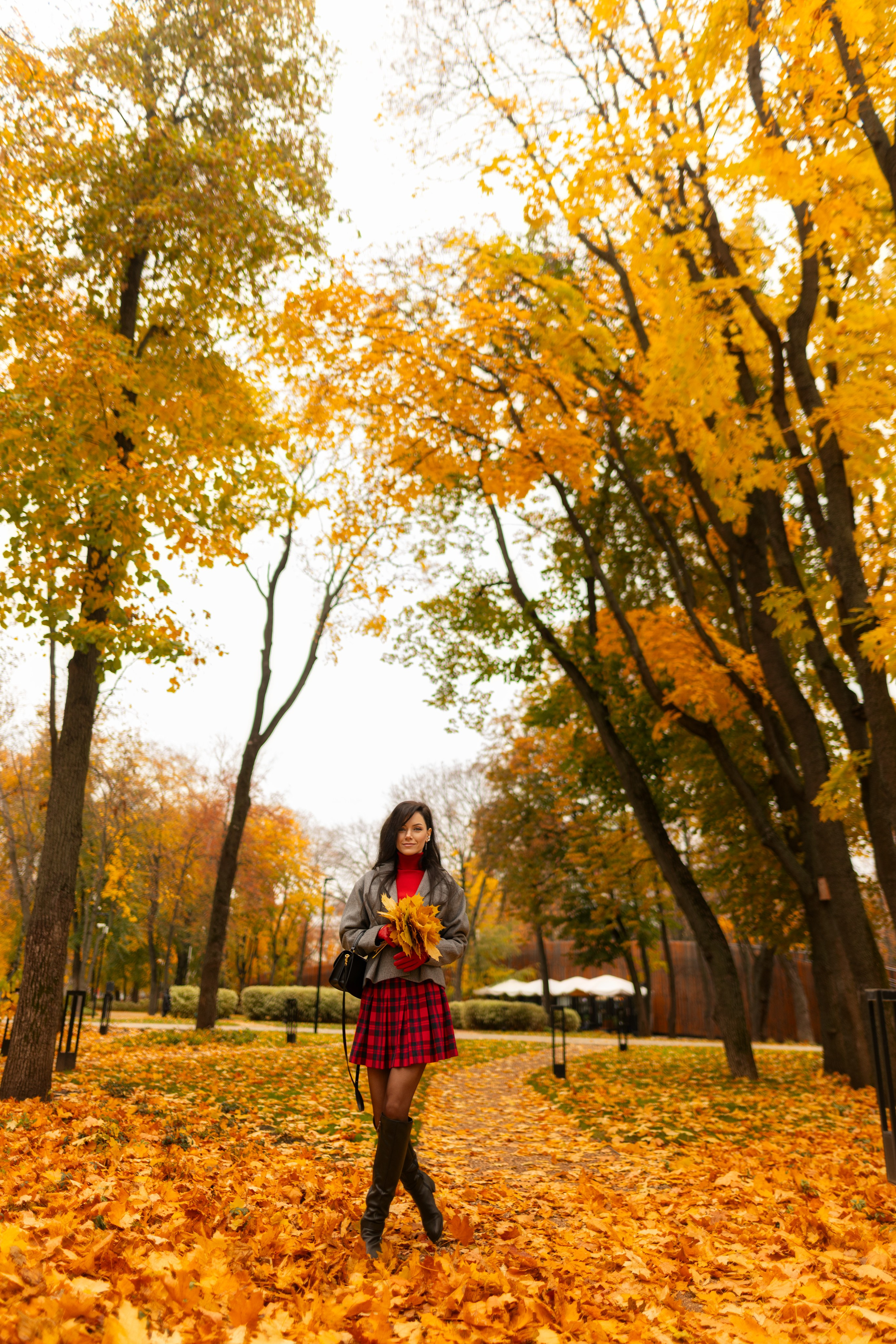 Фотосет с Екатериной в парке на осеннюю тему для «себя»