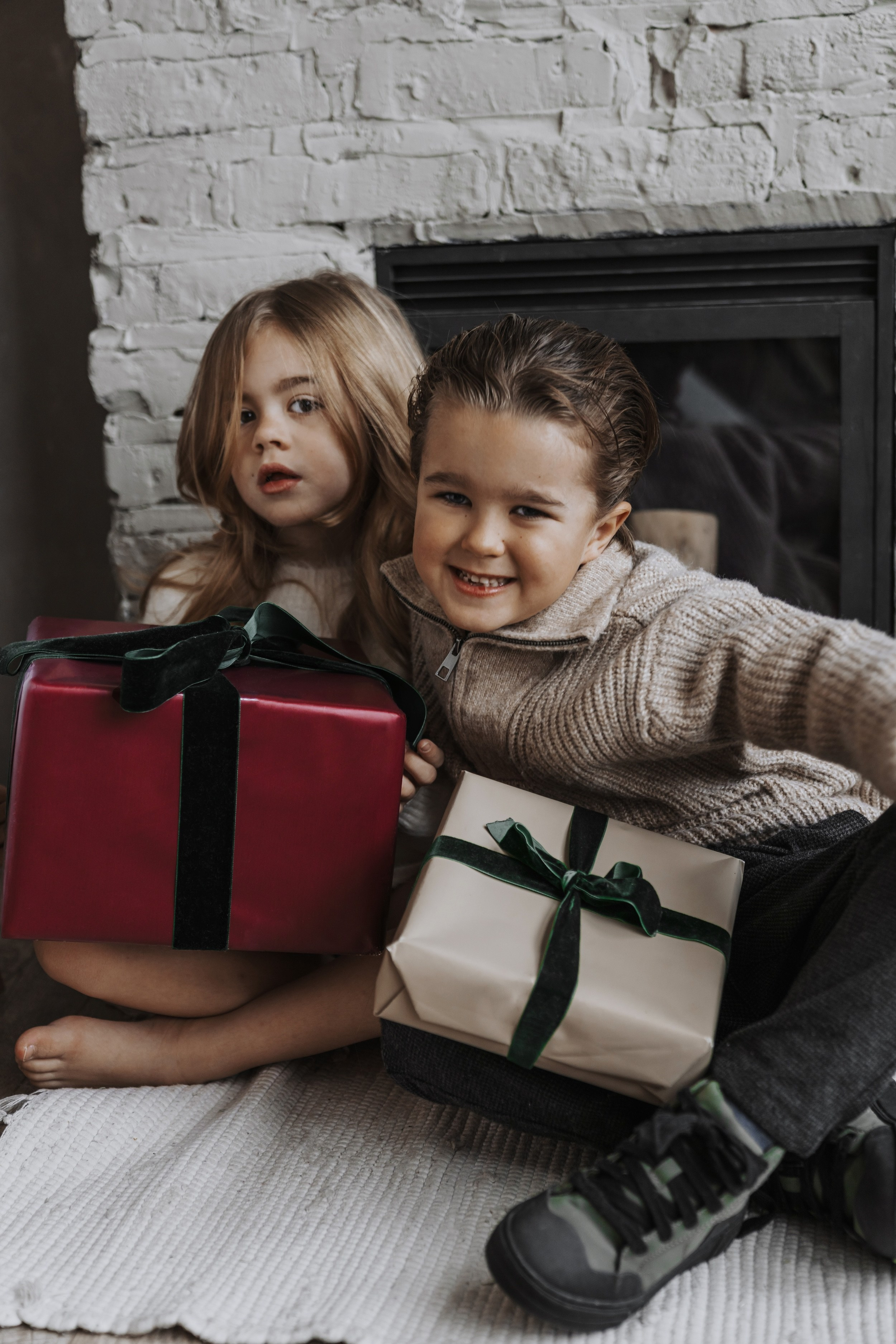 Лиза, Скарлетт, Винсент и Деннис. Минск, Рождество. Olga Modjaro