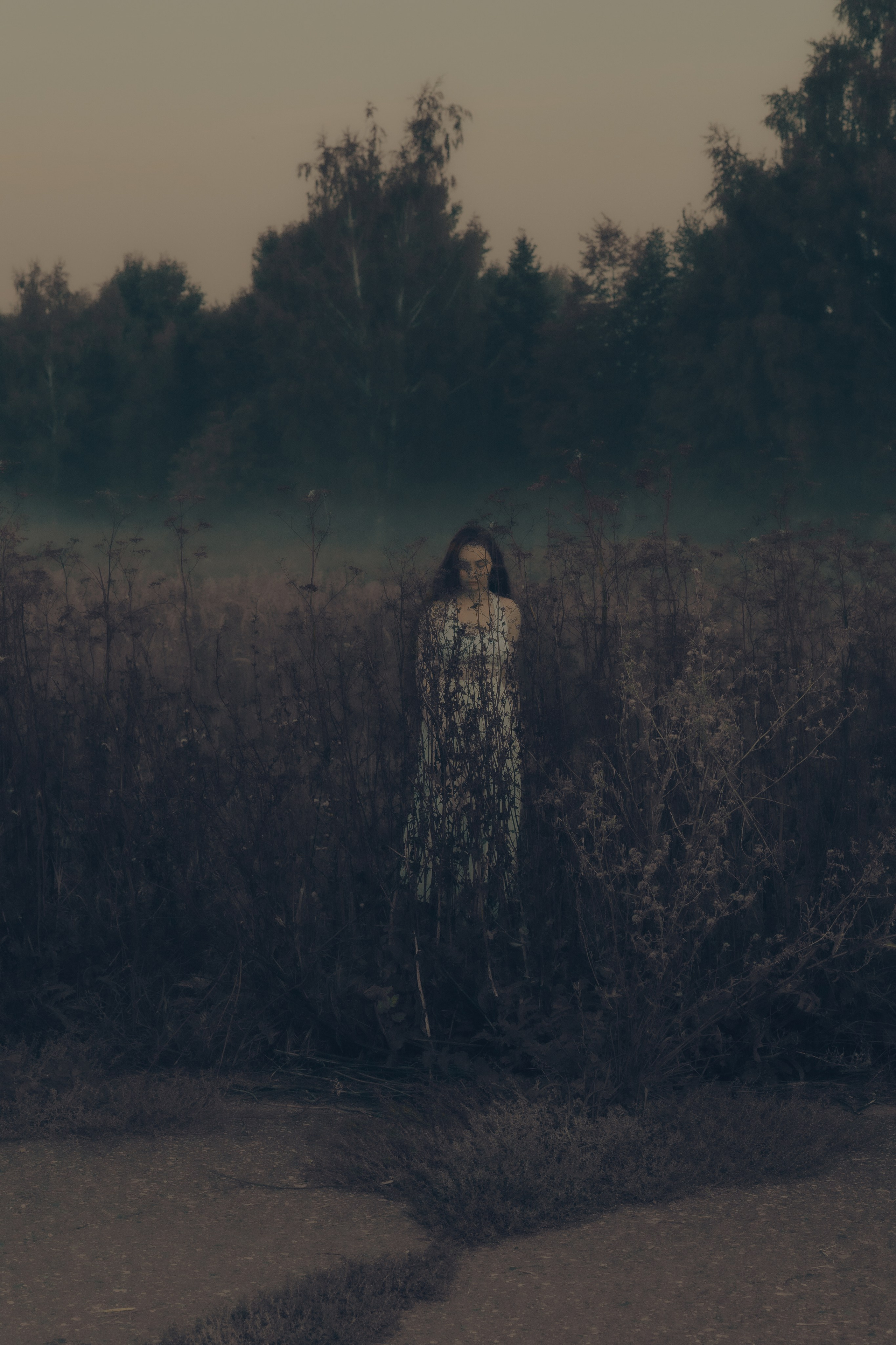 Фотосессия в тумане, фотосет рано утром, фотосет в тумане, хоррор фото, фото как кино в Казани