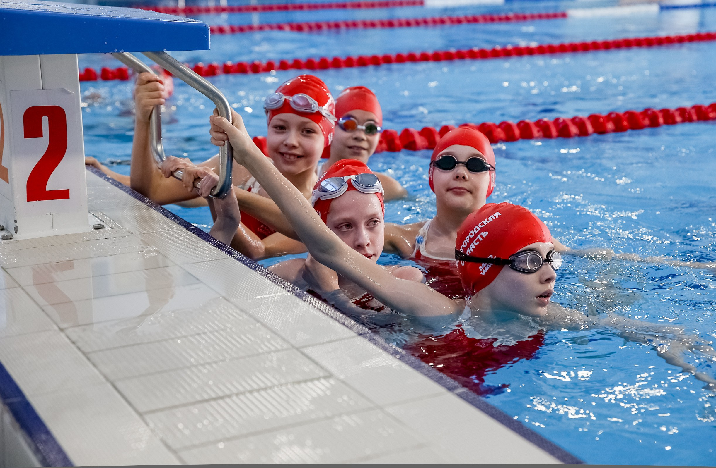 Съемка мастер класса в бассейне, спортивный репортаж. Спортивный фотограф Нижний Новгород