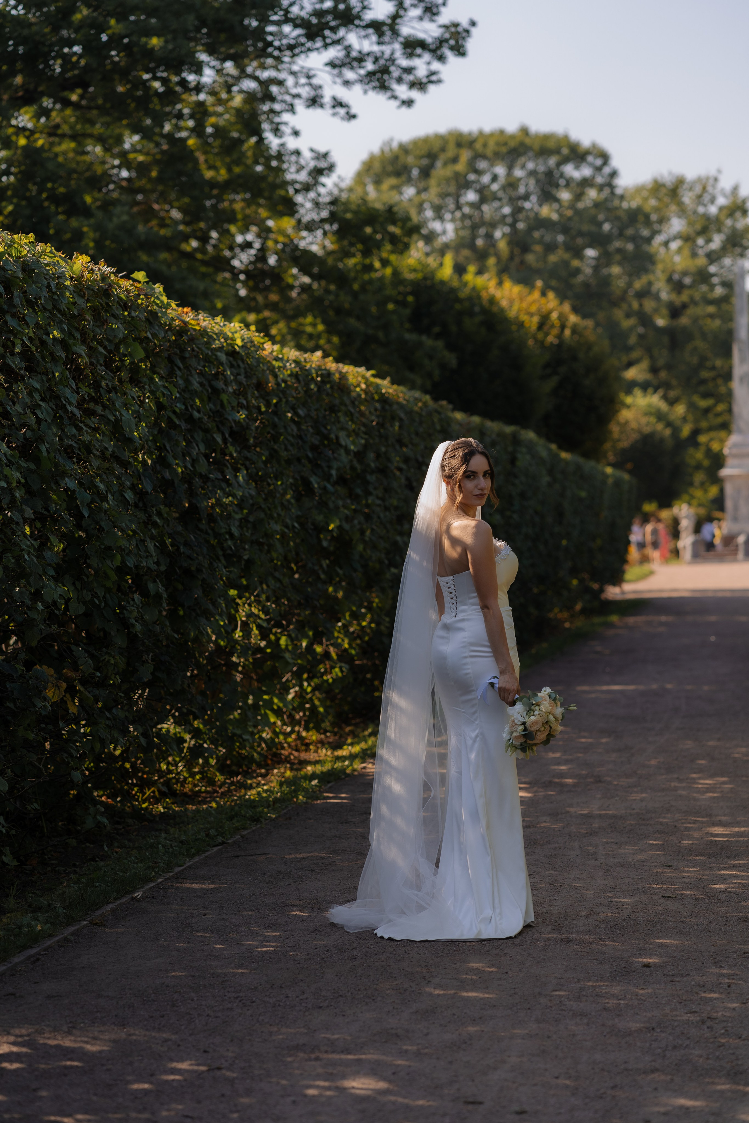 Свадебная фотосессия в Москве, парк Кусково. Свадебный фотограф в Москве Анна Полушина