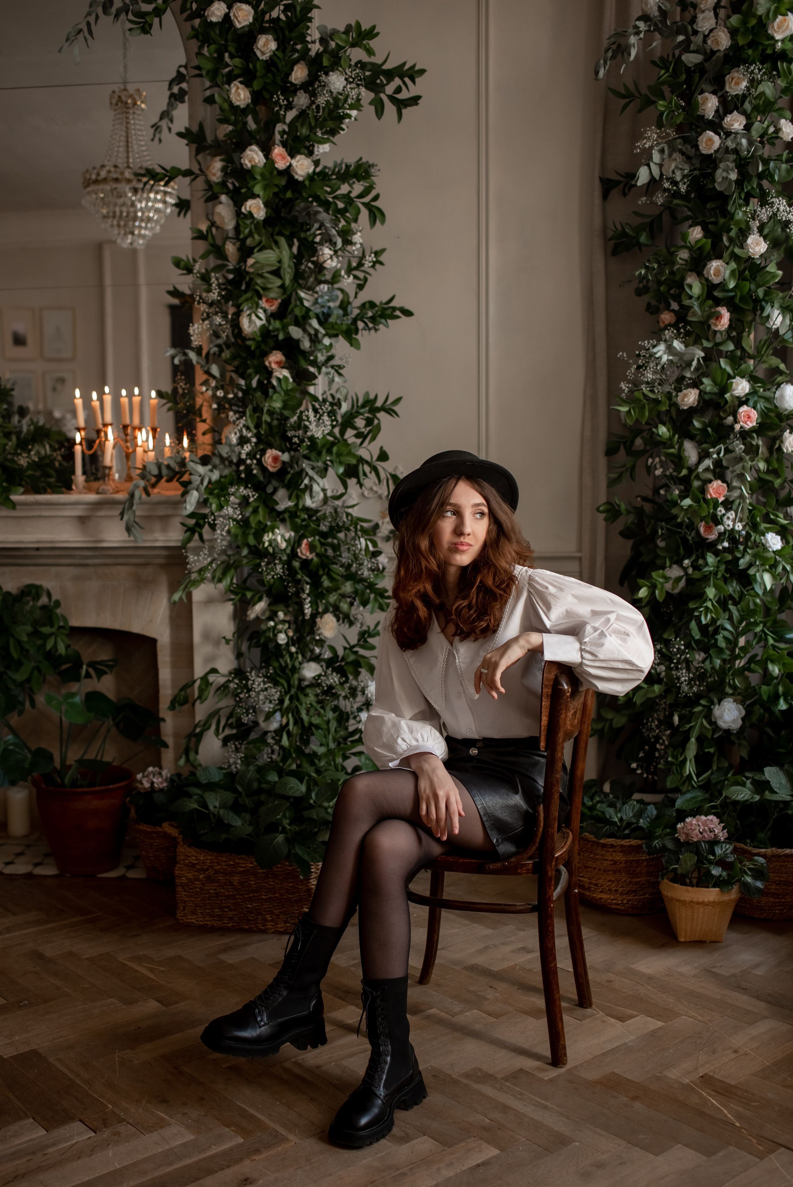 Фотоистория для Лены с цветами. Семейный и детский фотограф Оля в Тюмени