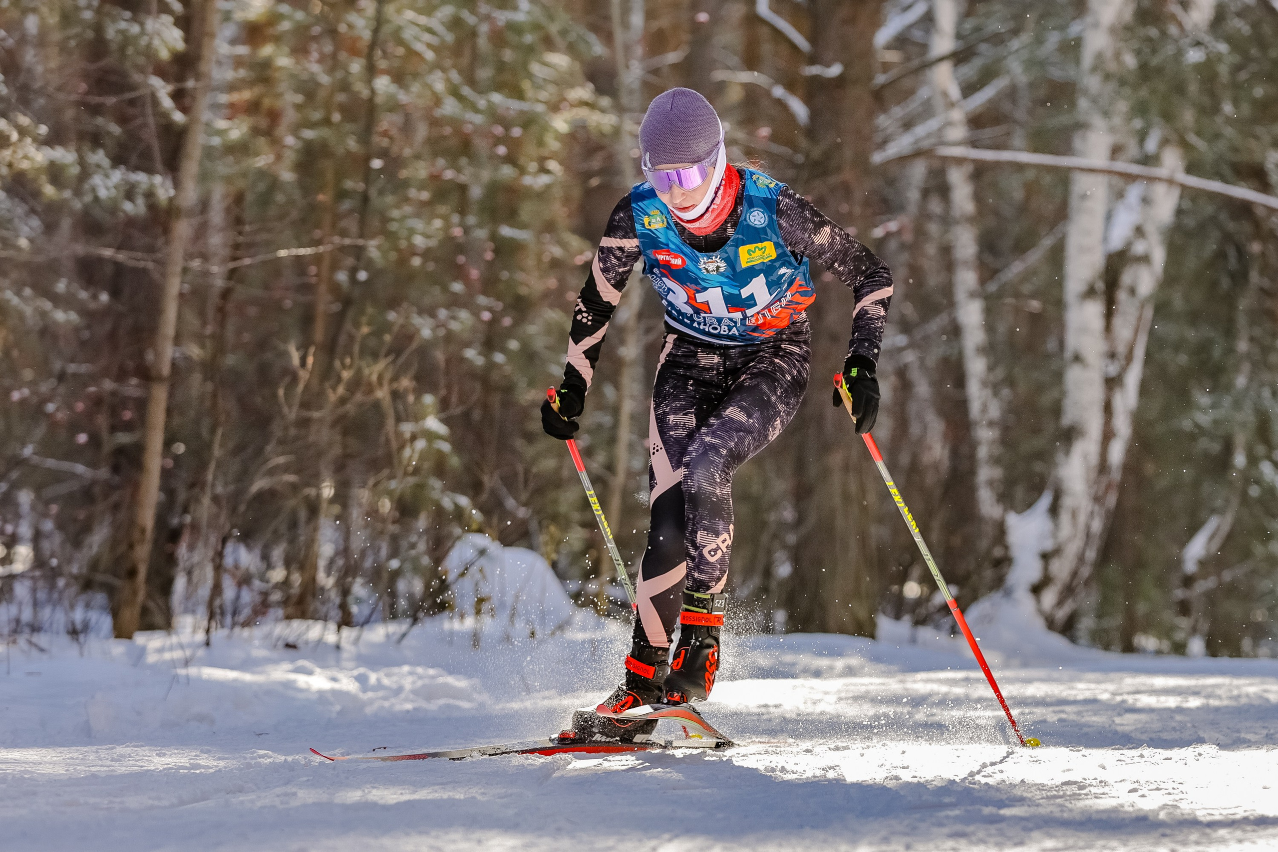 Лыжные гонки. Спортивный и репортажный фотограф в Екатеринбурге Пустовая Аделя