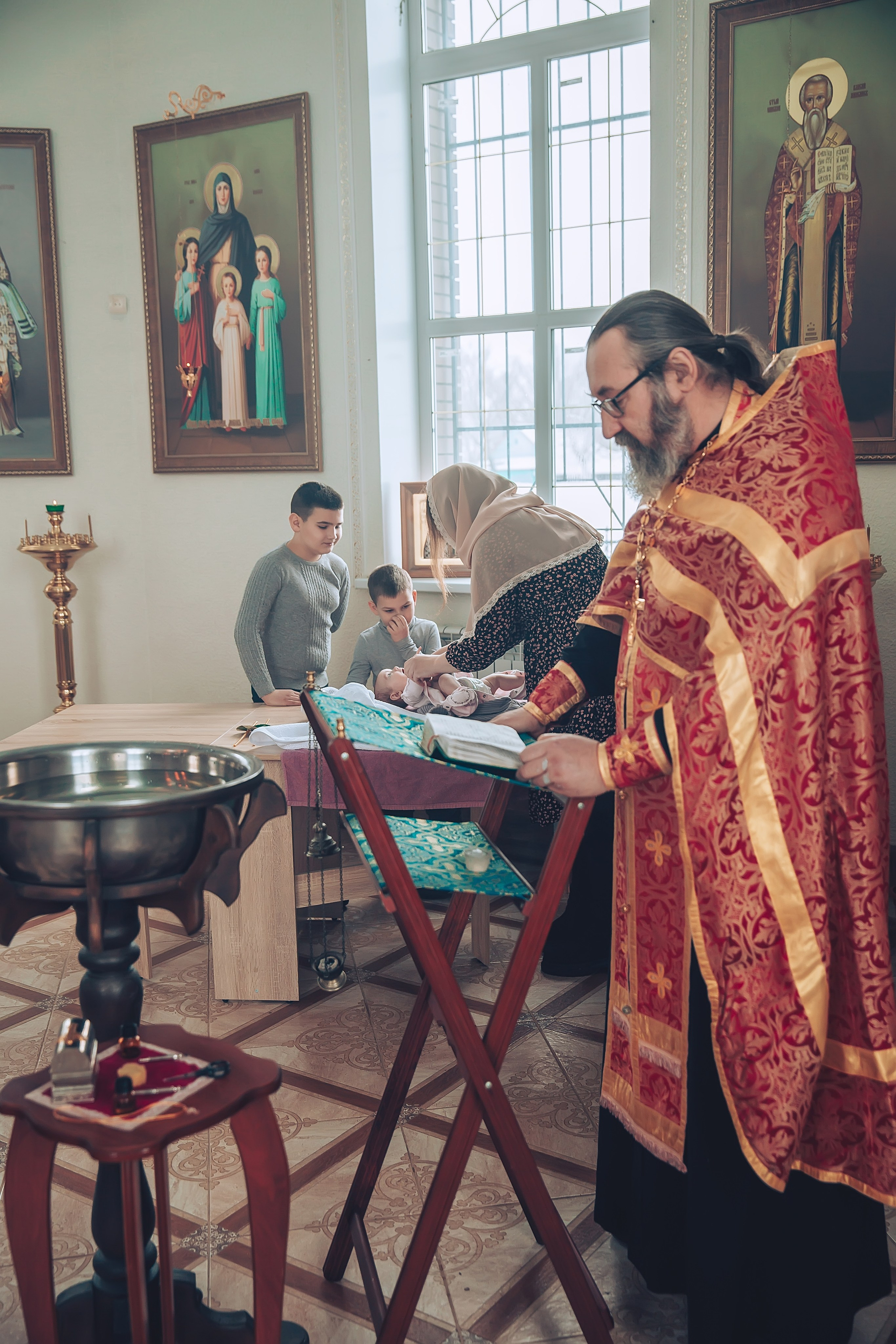 Крещение Анастасии. Школьный и детский фотограф Старожилово