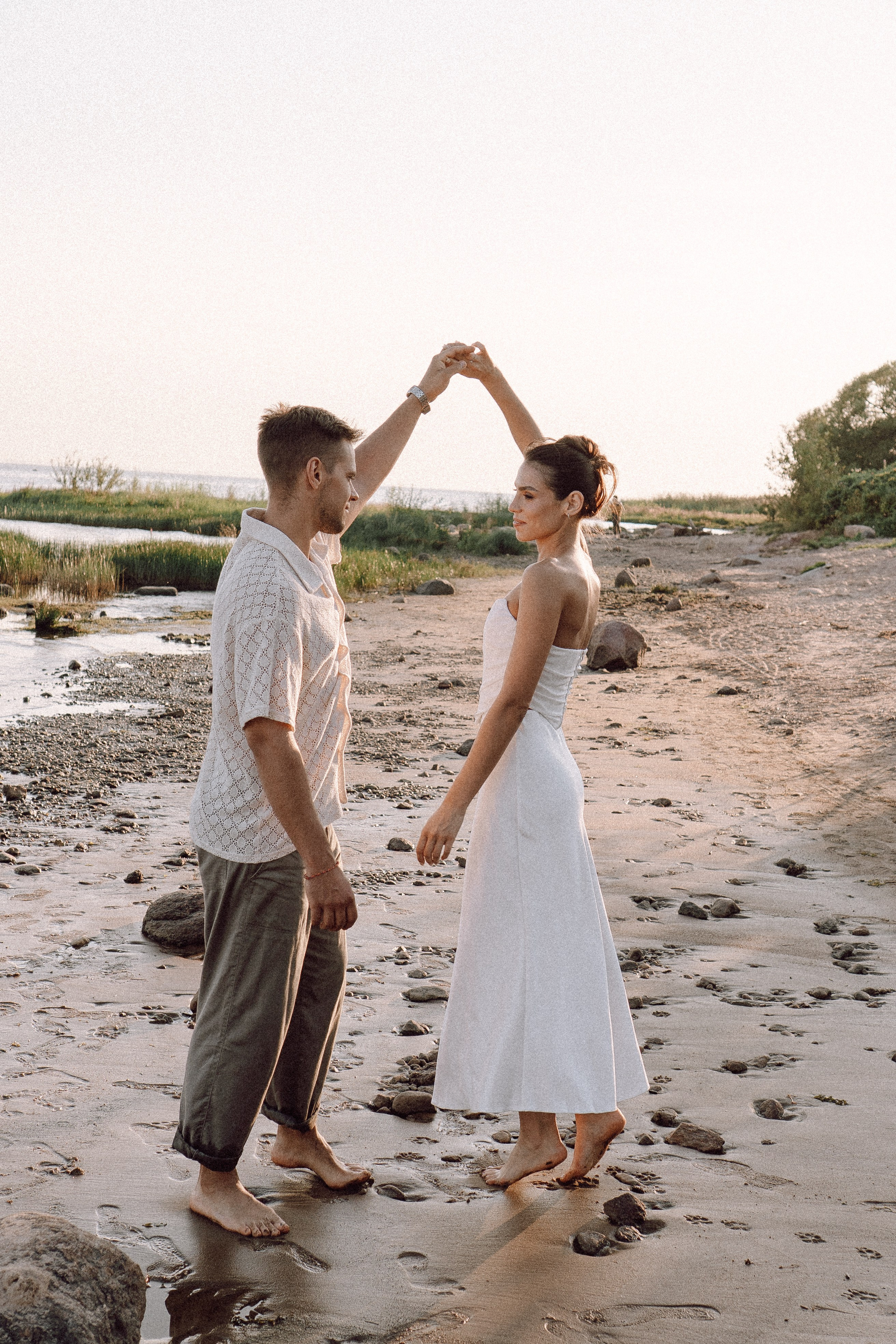 СВАДЕБНАЯ ФОТОСЕССИЯ ВЫЕЗДНОЙ ЦЕРЕМОНИИ (ФИНСКИЙ ЗАЛИВ). Профессиональный фотограф, Санкт-Петербург — Виктория Богомолова