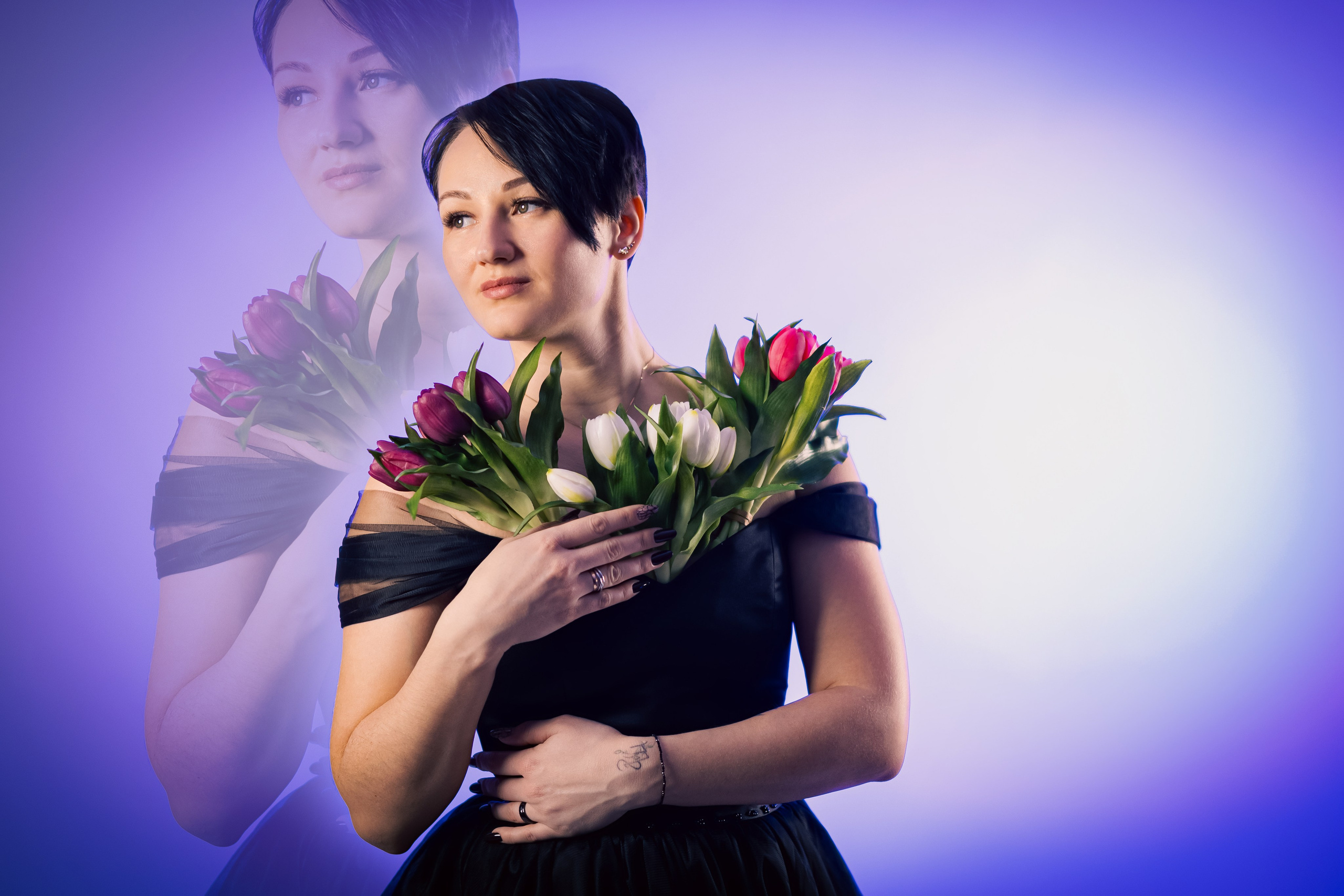 С тюльпанами. Свадебный и семейный фотограф в Рязани Датская Ксения