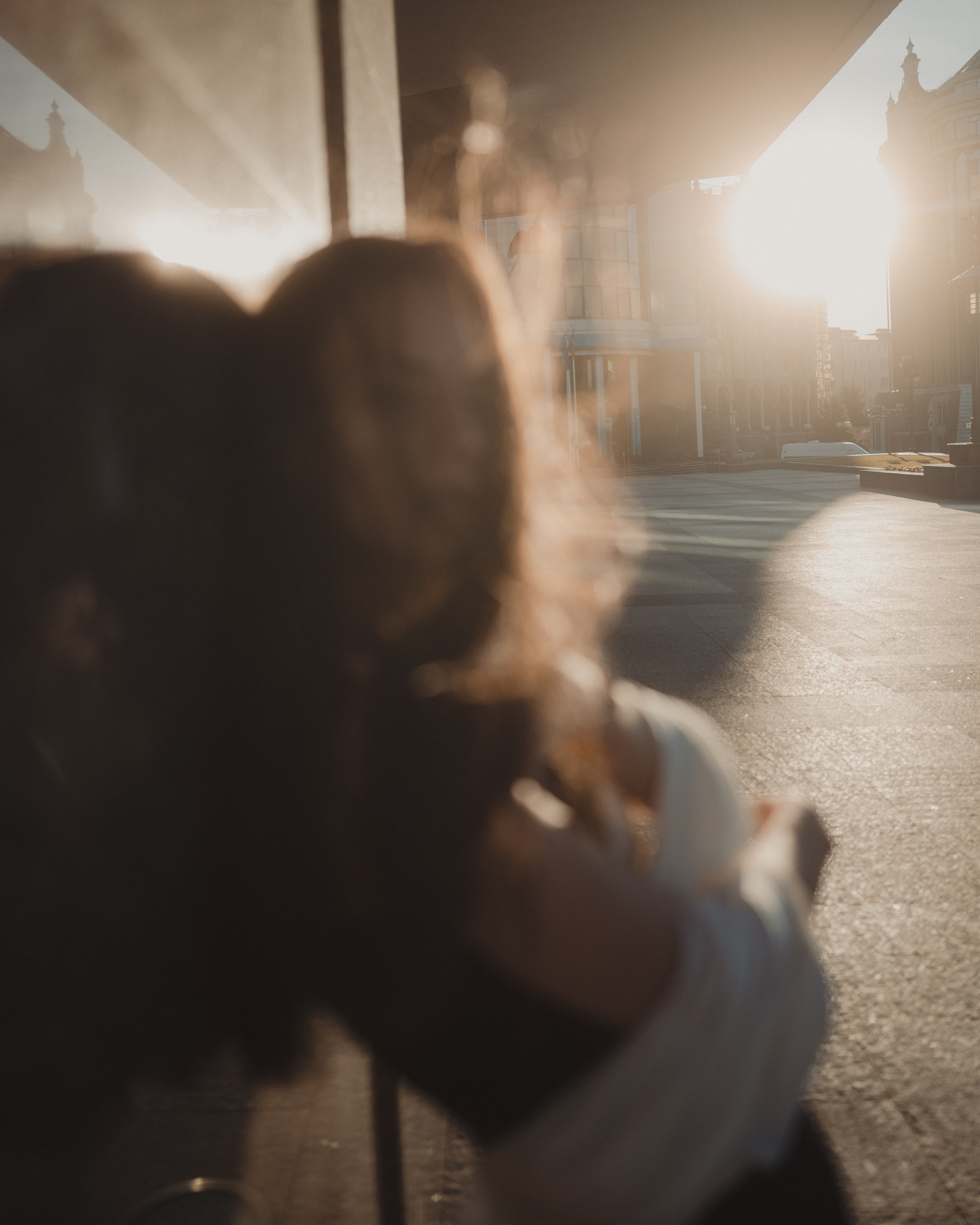 Прогулочная фотосессия с Олей по улице Тельмана