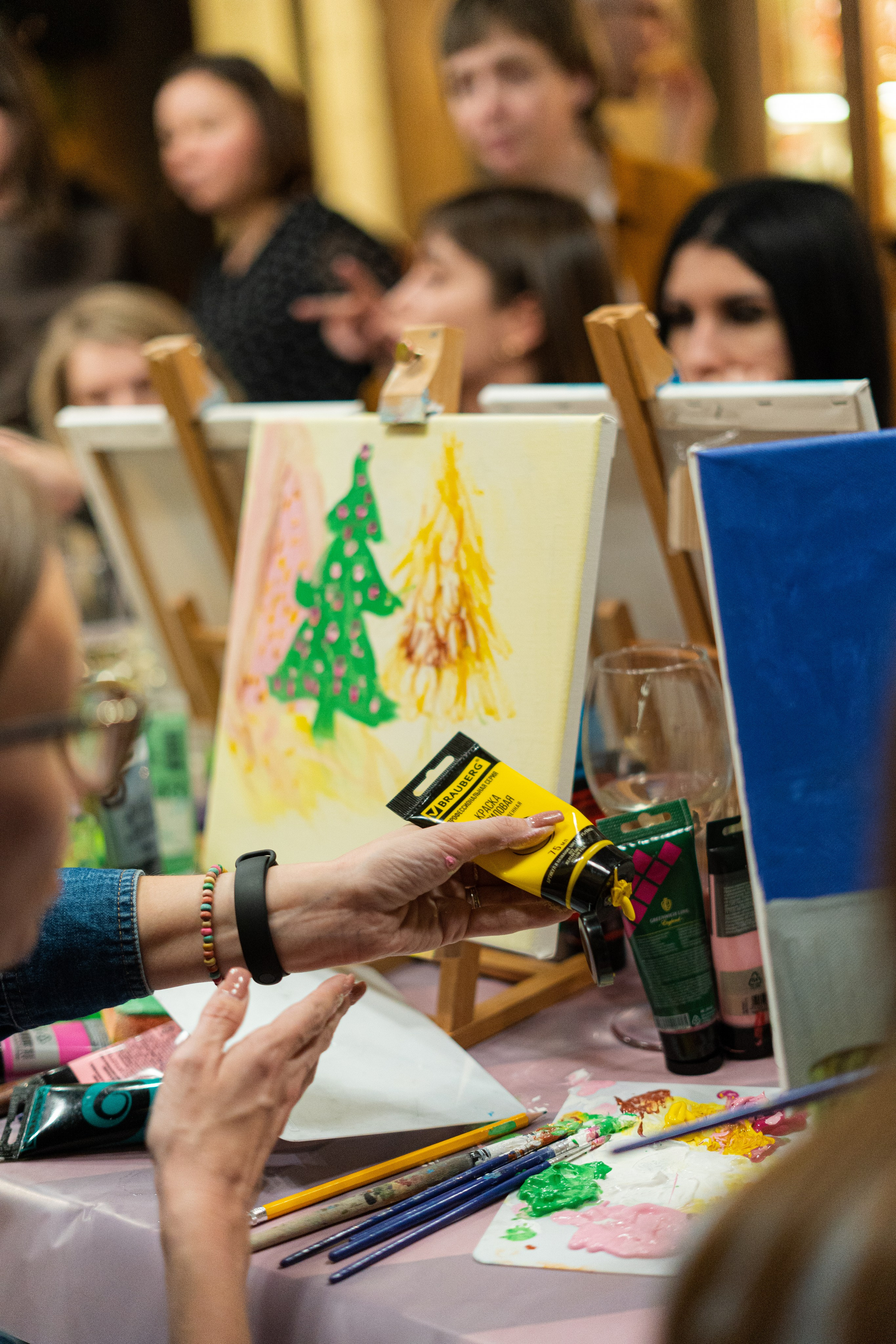 Корпоратив Teach Me Art 2. Портретный фотограф в Москве и Санкт-Петербурге Арина Чех