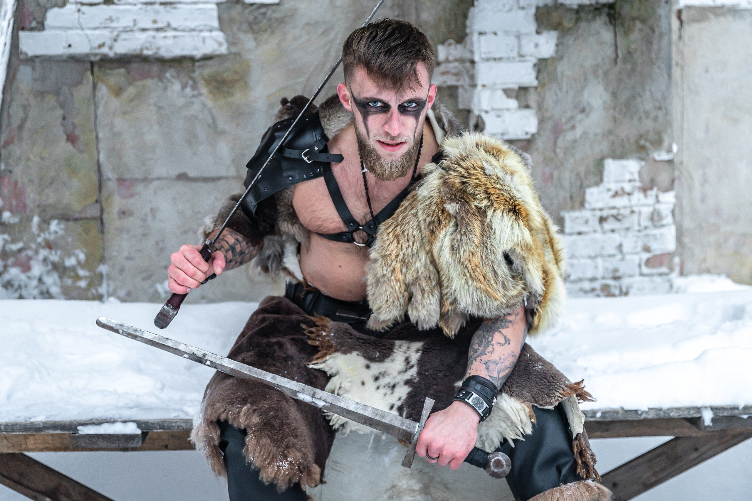 Викинг. Фотосессия в Середниково. Фотограф Владимир Охрименко